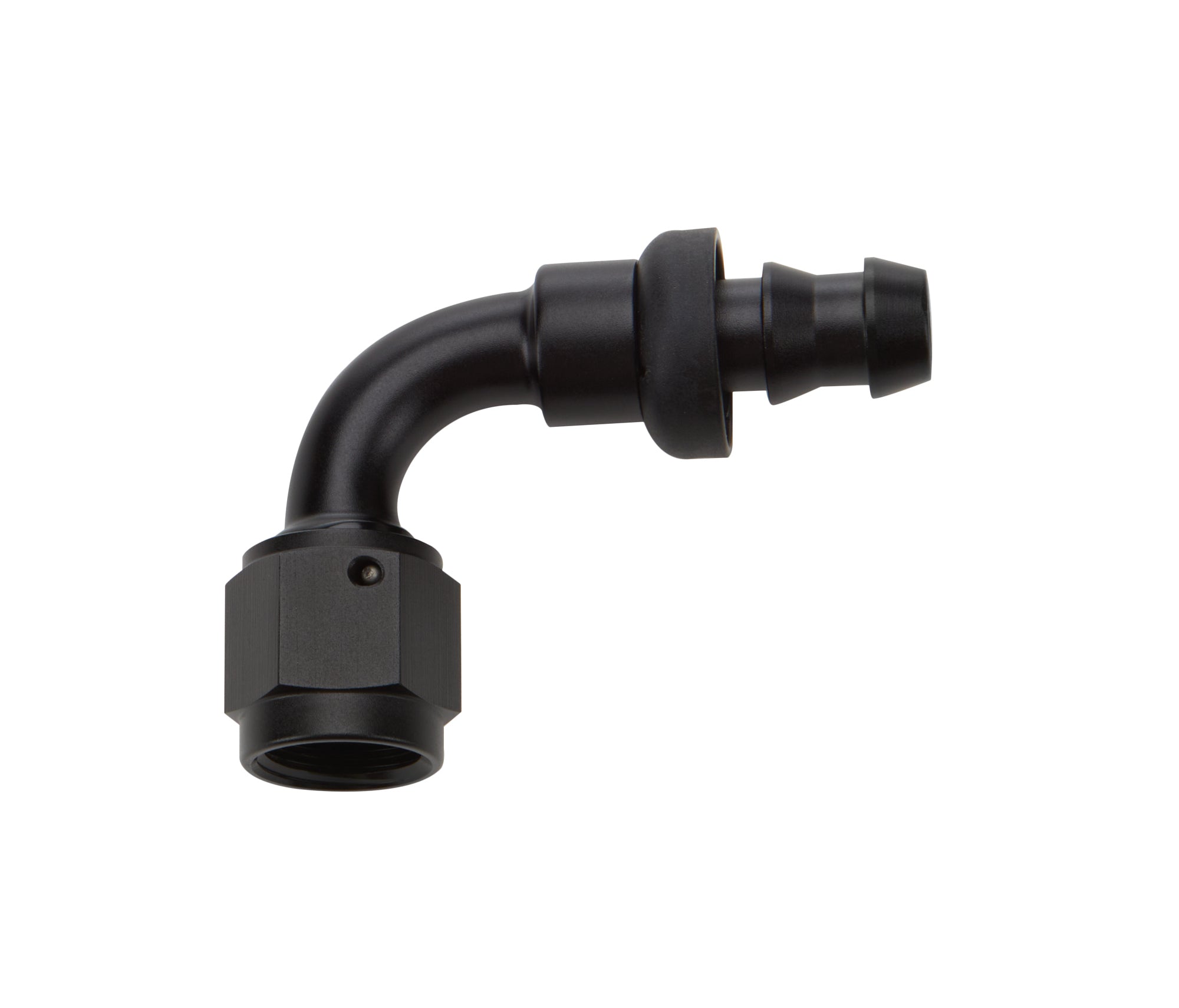 Allstar Performance ALL49452 Pushlock Hose End Black 90 Deg Elbow -6 Allstar Performance ALL49452