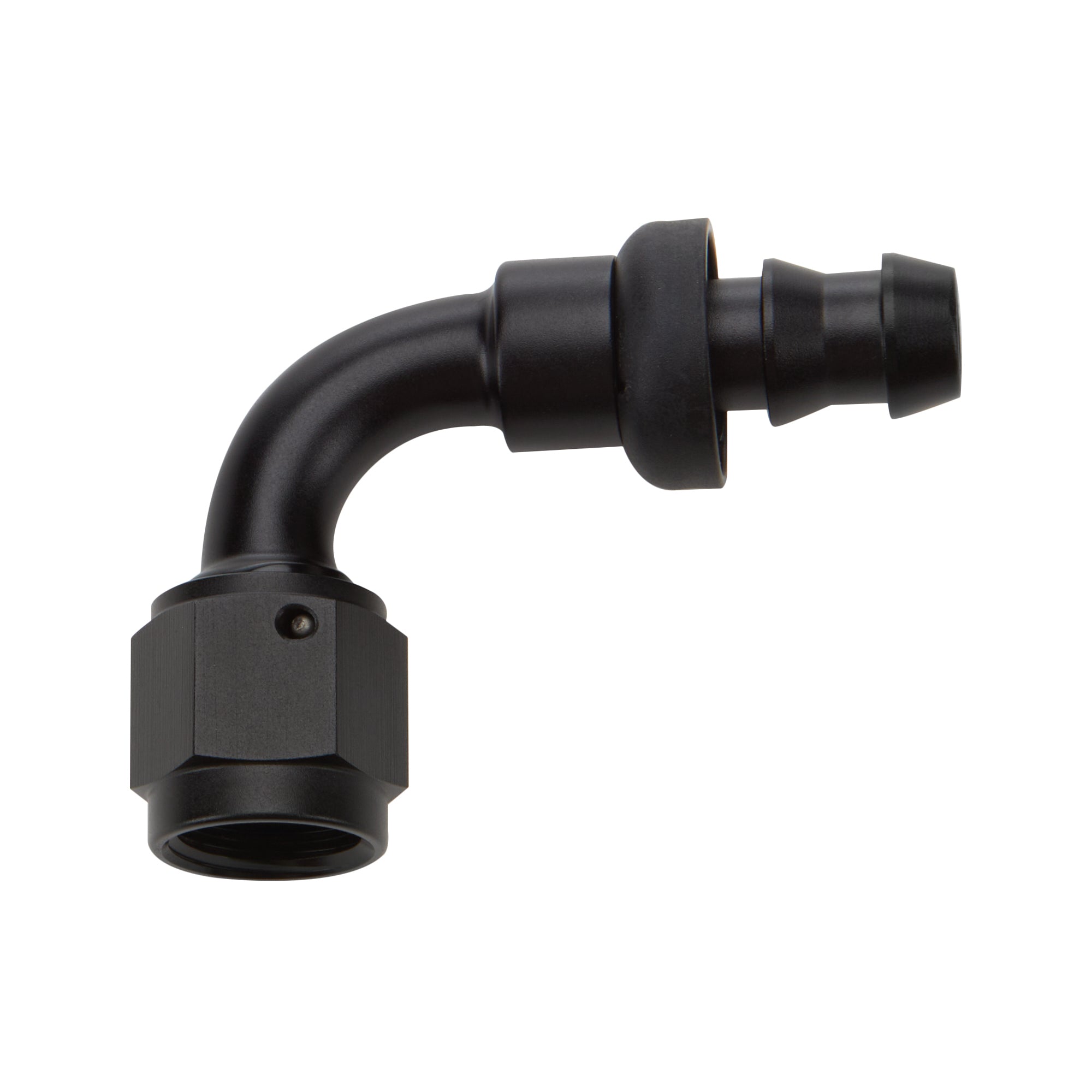 Allstar Performance ALL49455 Pushlock Hose End Black 90 Deg Elbow -12 Allstar Performance ALL49455