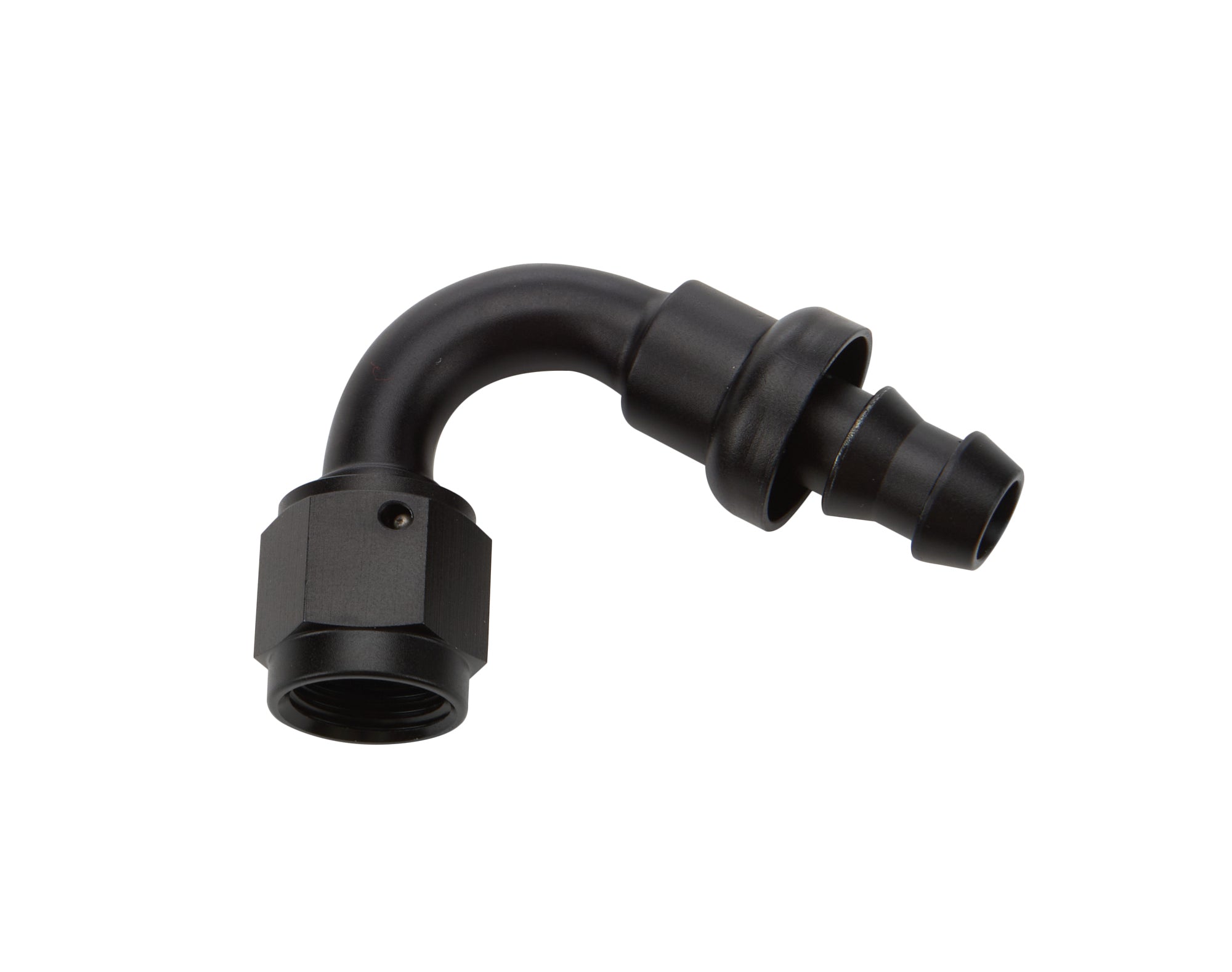 Allstar Performance ALL49462 Pushlock Hose End Black 120 Deg Elbow -6 Allstar Performance ALL49462