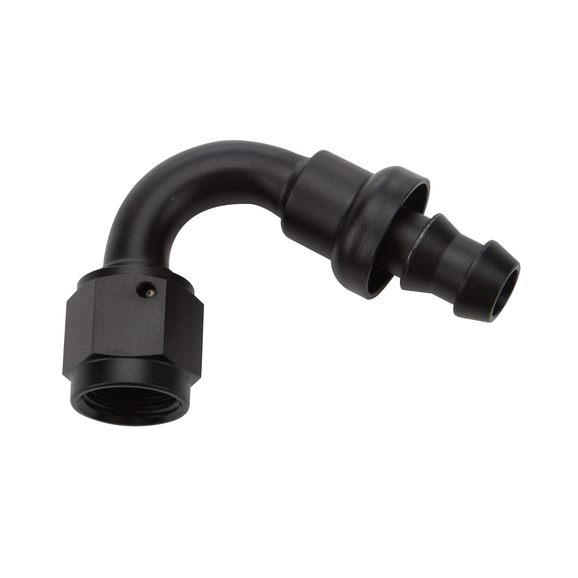 Allstar Performance ALL49465 Pushlock Hose End Black 120 Deg Elbow -12 Allstar Performance ALL49465