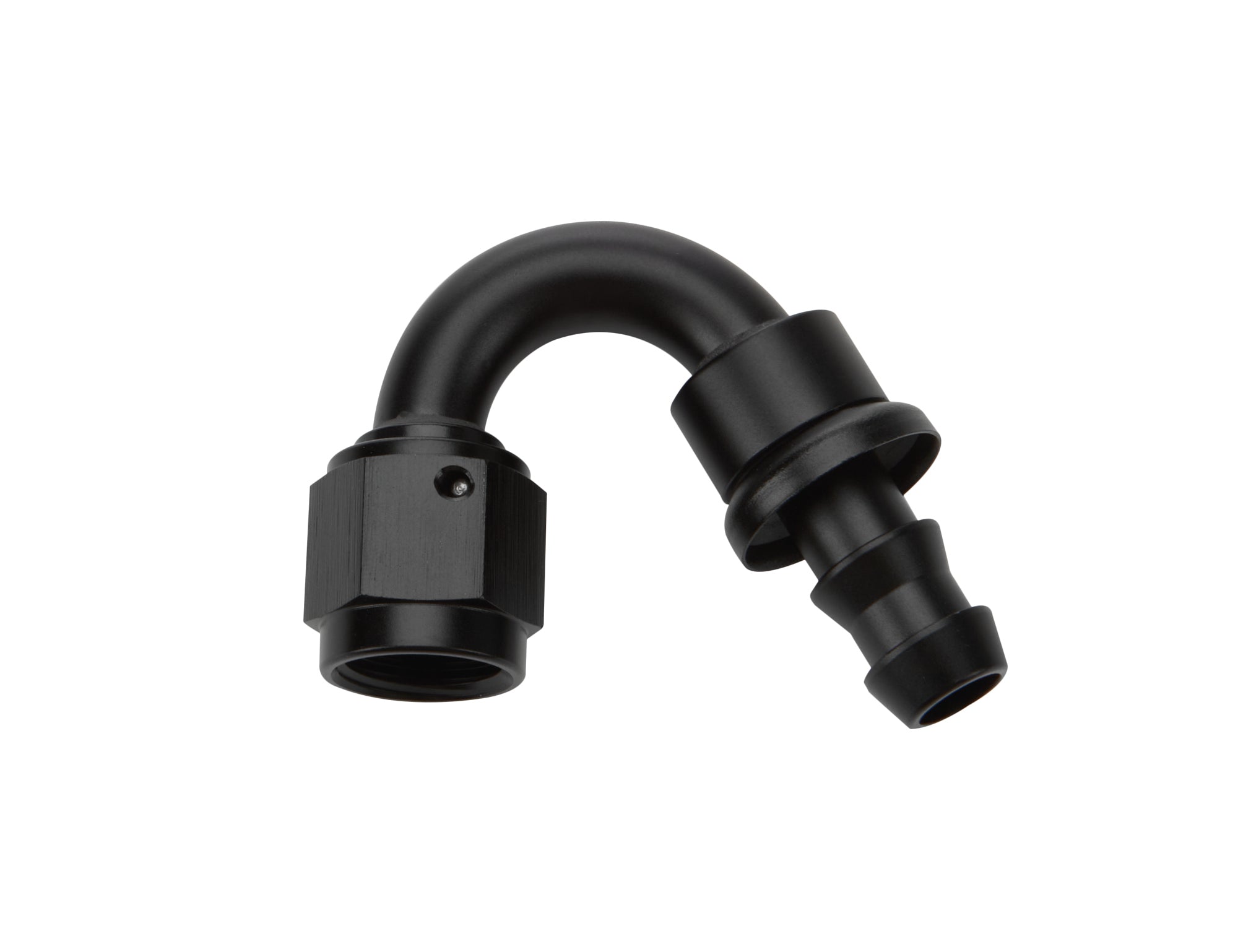 Allstar Performance ALL49472 Pushlock Hose End Black 150 Deg Elbow -6 Allstar Performance ALL49472