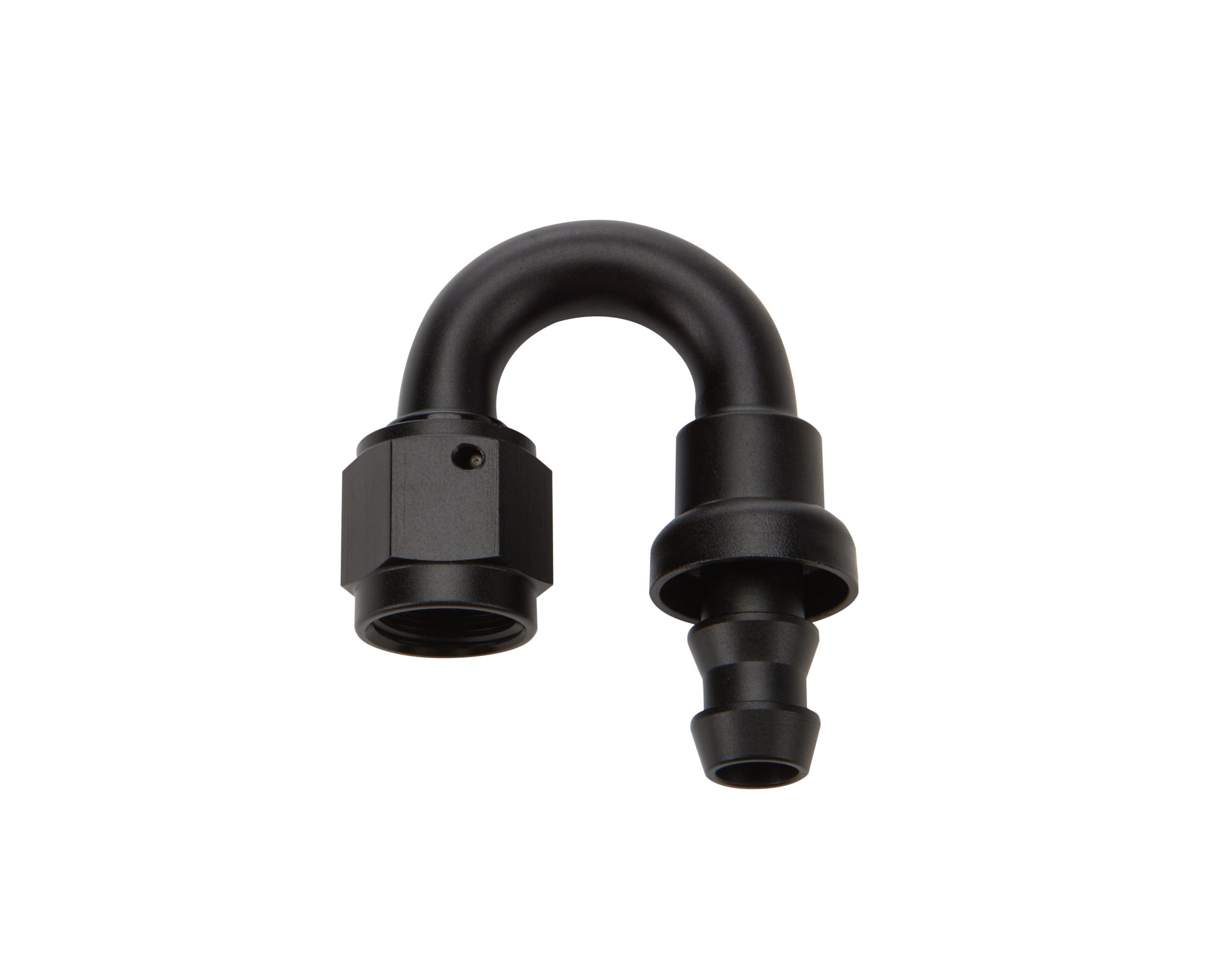 Allstar Performance ALL49482 Pushlock Hose End Black 180 Deg Elbow -6 Allstar Performance ALL49482