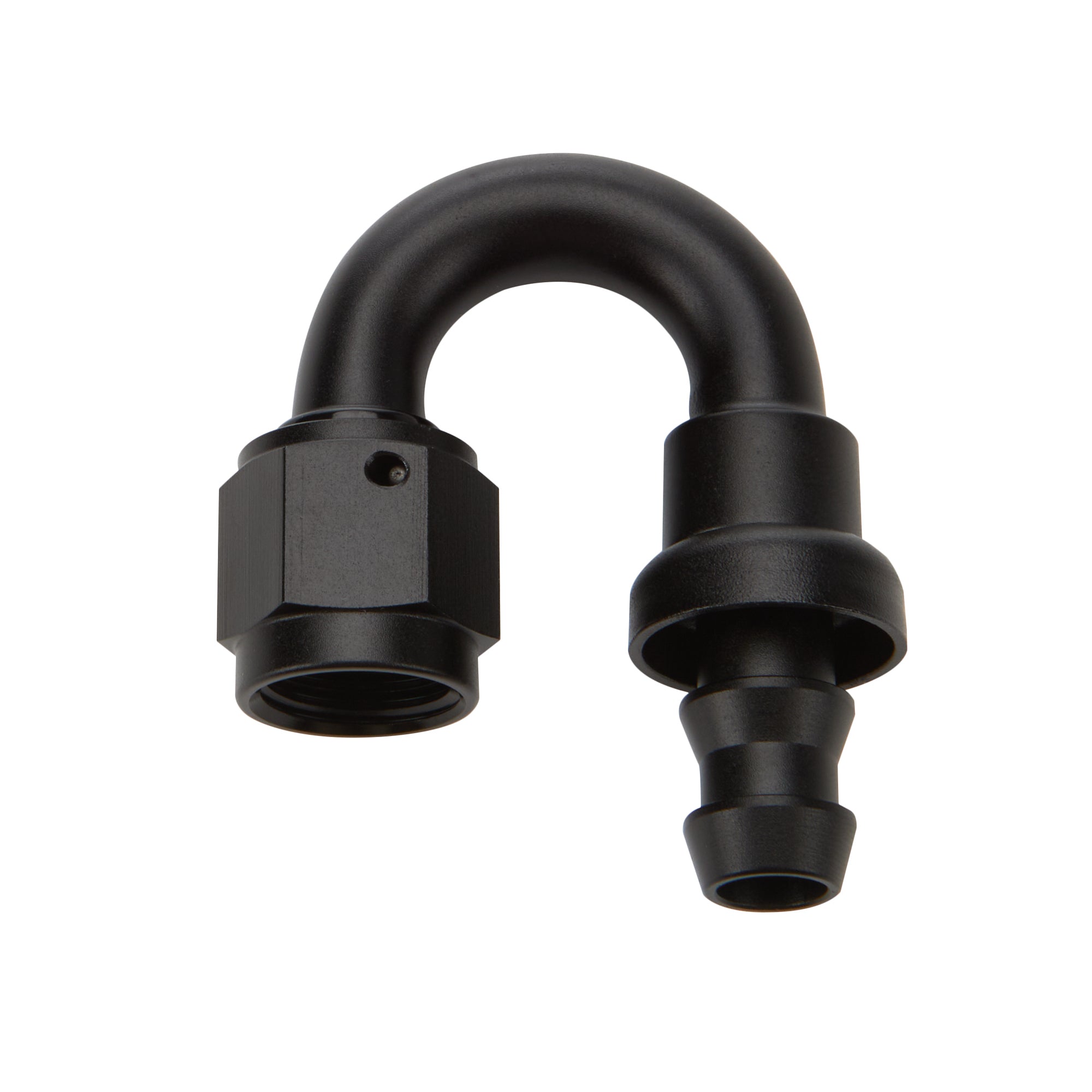 Allstar Performance ALL49485 Pushlock Hose End Black 180 Deg Elbow -12 Allstar Performance ALL49485