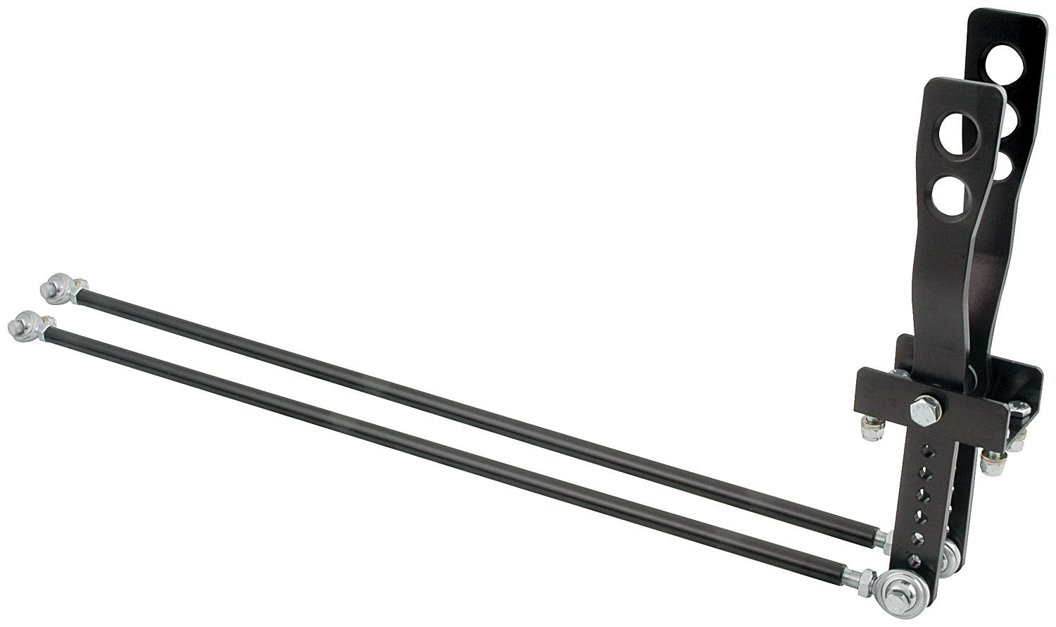 Allstar Performance ALL54124 2 Lever Shifter Black Unequal Length Handles Allstar Performance ALL54124