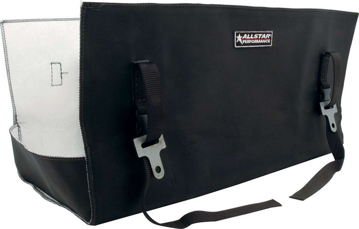 Allstar Performance ALL69011 Engine Diaper Black Non SFI Allstar Performance ALL69011