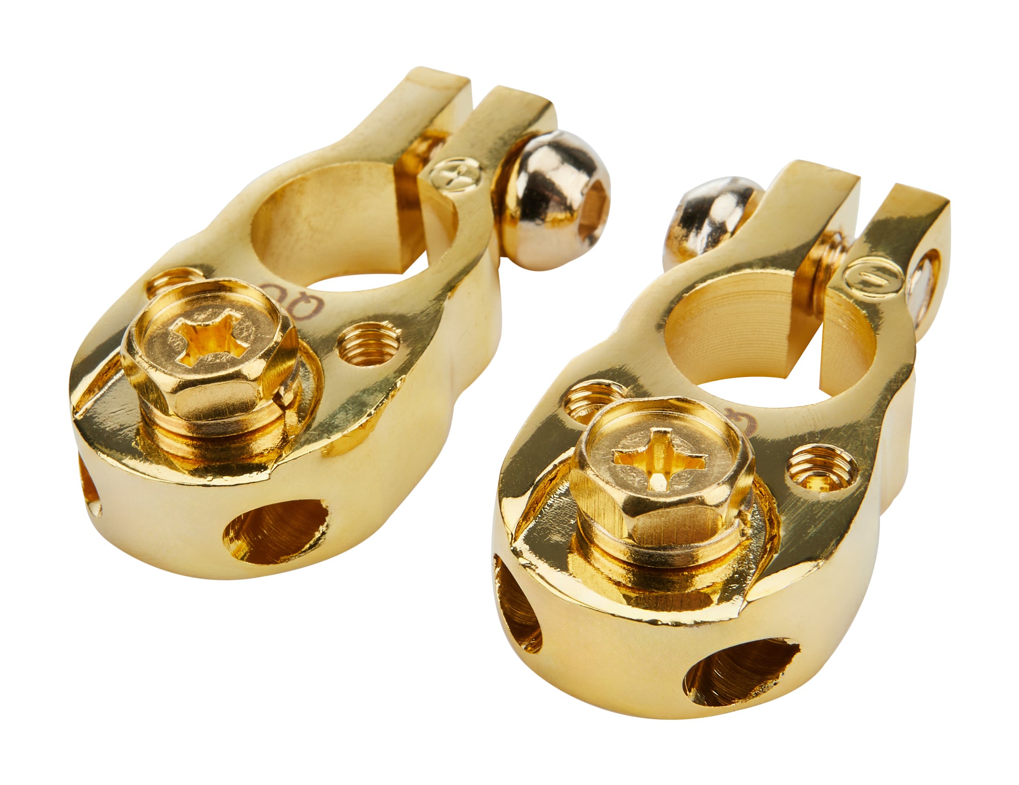 Allstar Performance ALL76120 Gold Top Post Terminal 1pr Allstar Performance ALL76120