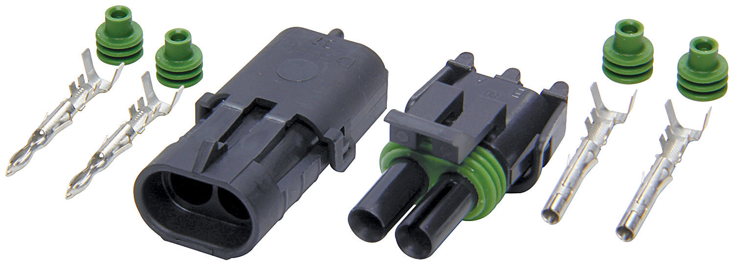 Allstar Performance ALL76266 2-Wire Weather Pack Connector Kit Allstar Performance ALL76266