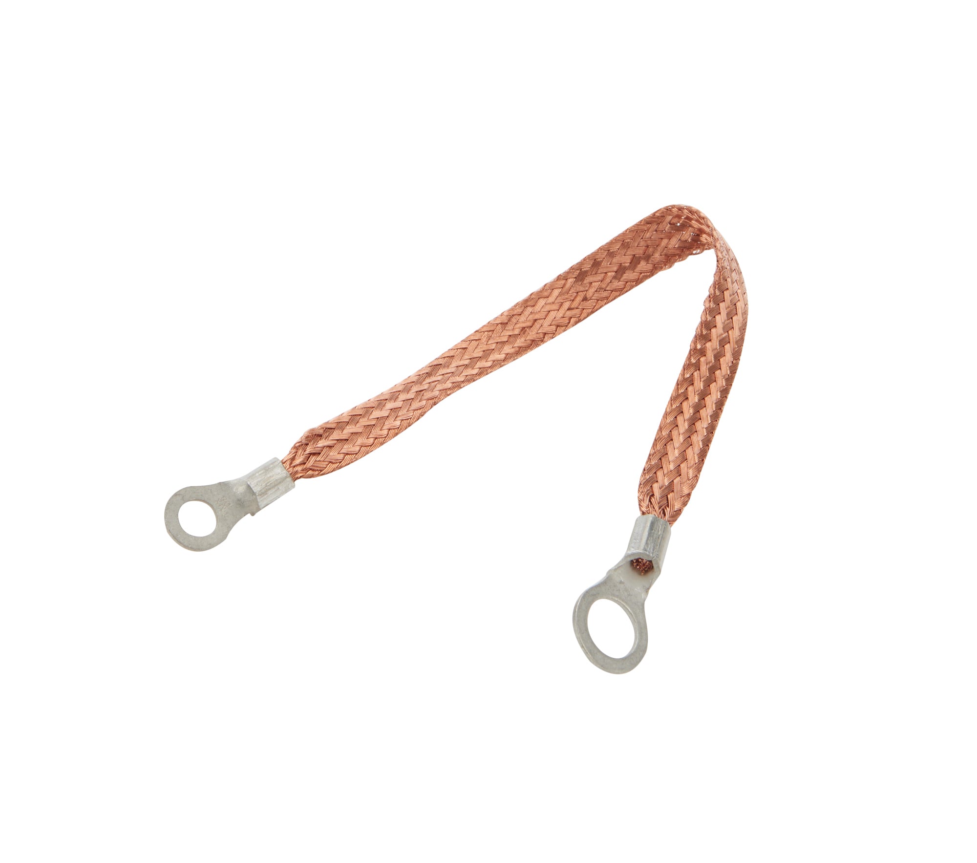 Allstar Performance ALL76329-9 Copper Ground Strap 9in w/ 1/4in and 3/8in Ring Allstar Performance ALL76329-9