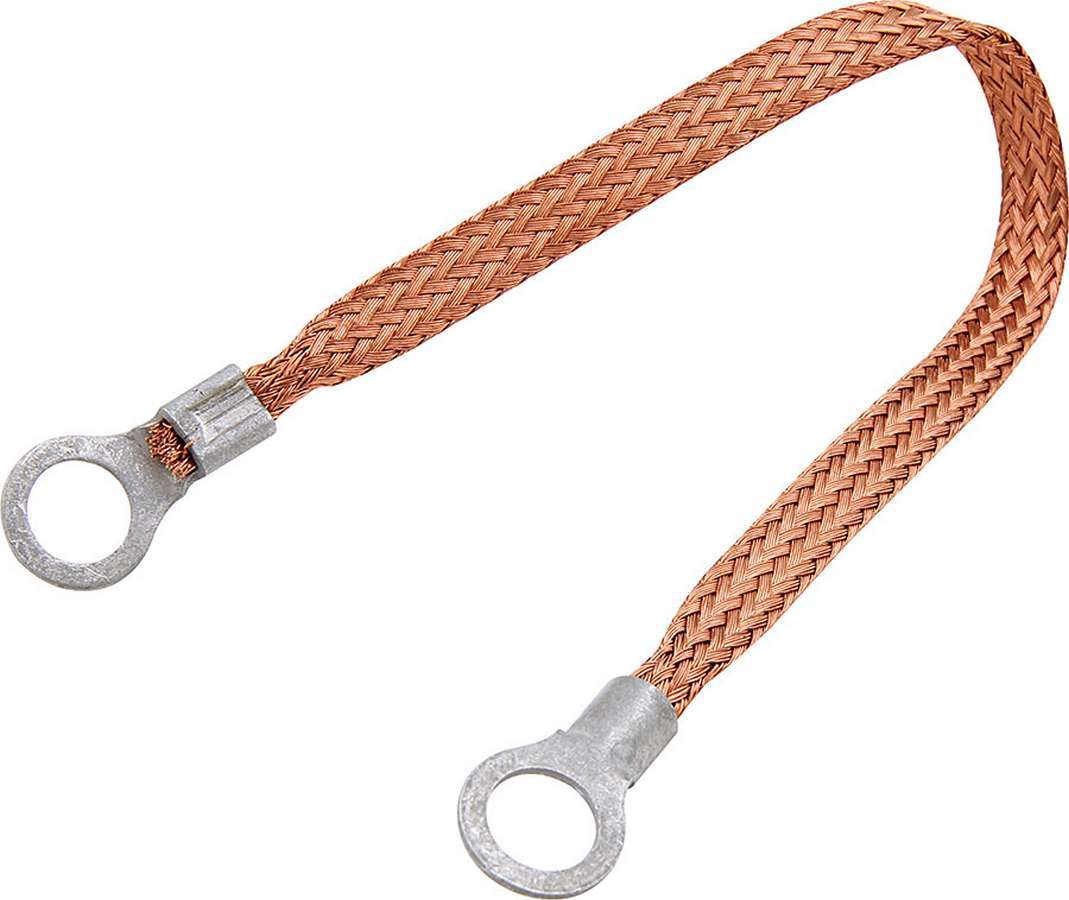 Allstar Performance ALL76330-12 Copper Ground Strap 12in w/ 3/8in Ring Terminals Allstar Performance ALL76330-12