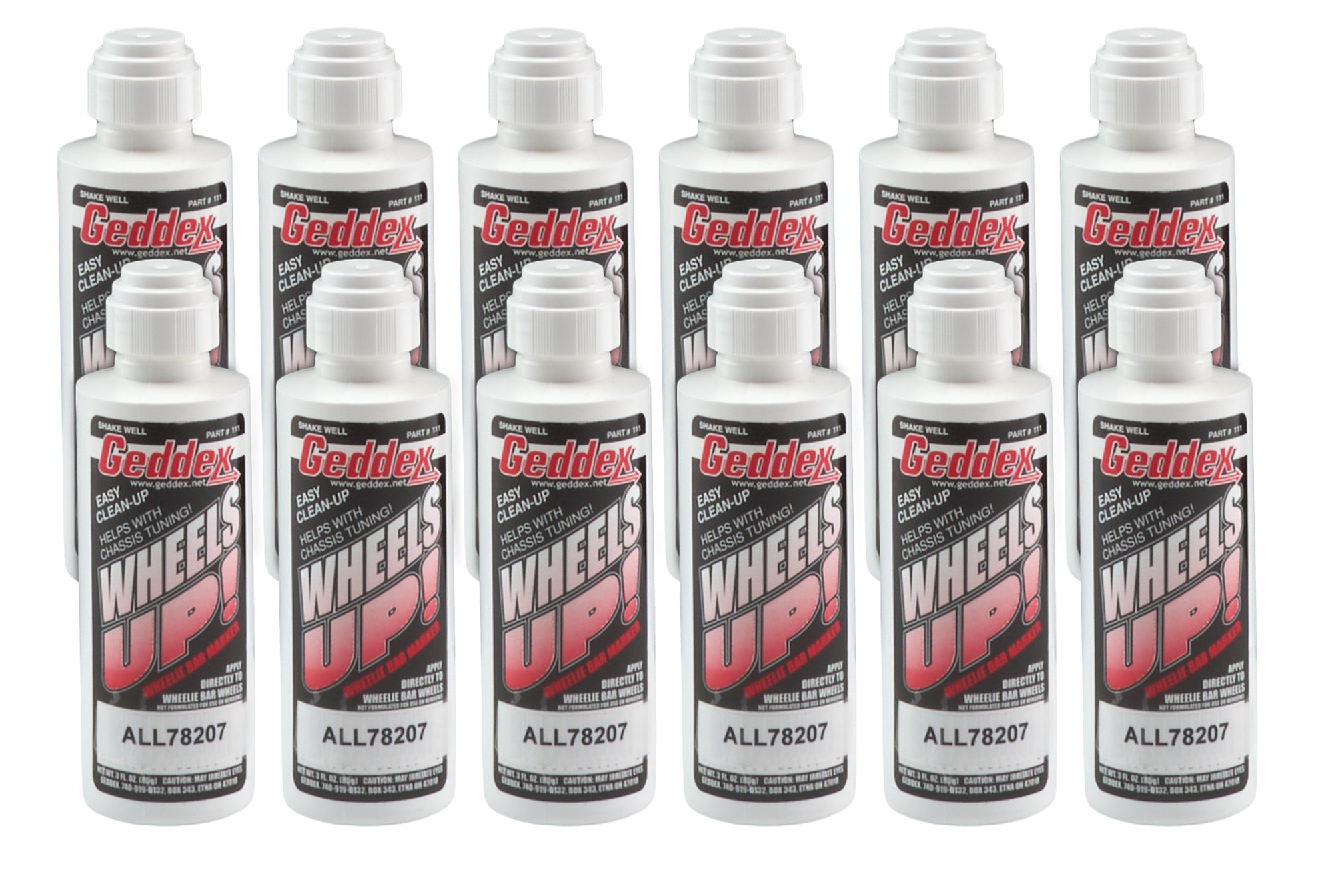 Allstar Performance ALL78207-12 Wheelie Bar Wheel Marker White 12pk Allstar Performance ALL78207-12