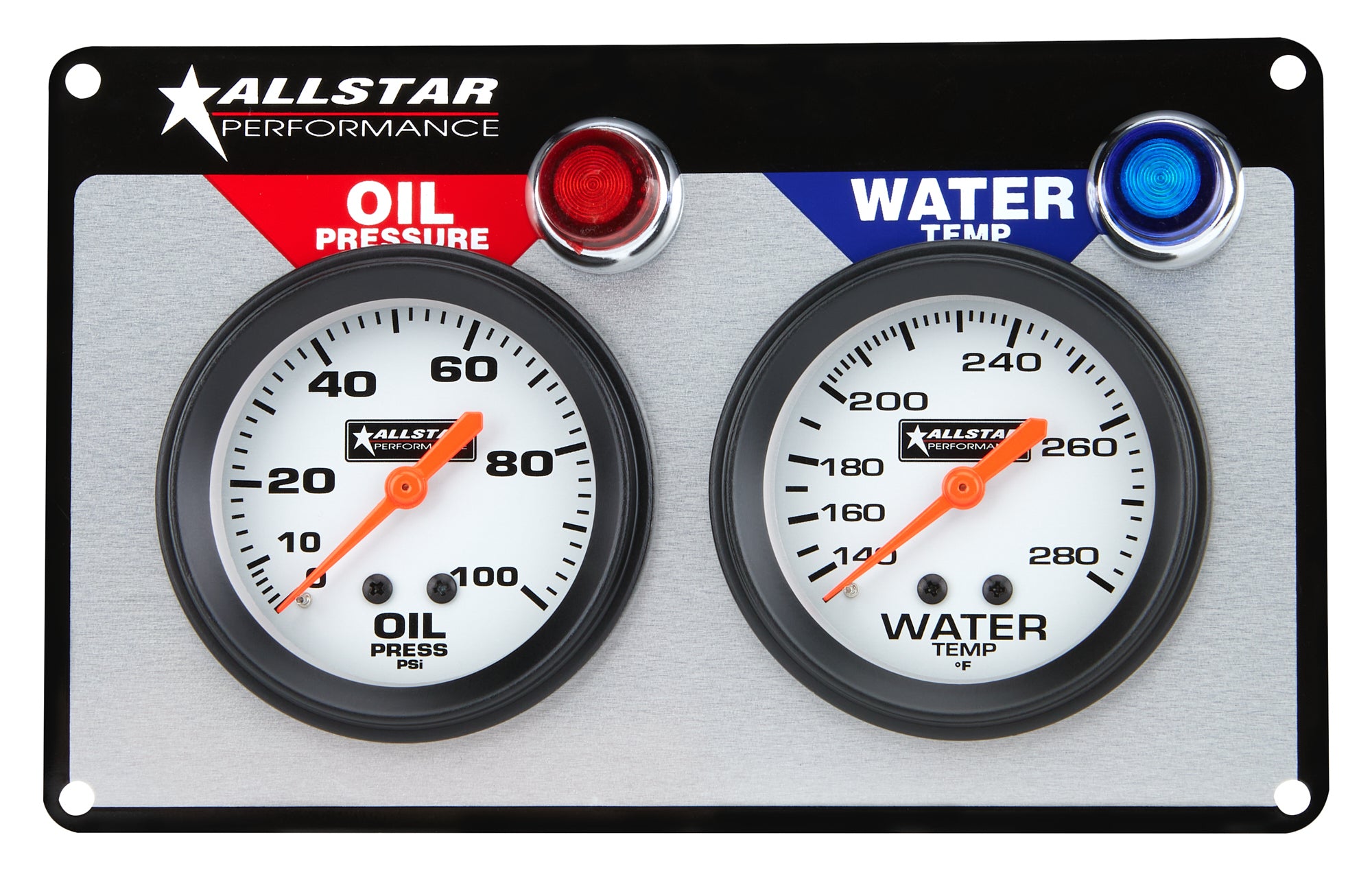 Allstar Performance ALL80090 2 Gauge Panel ALL OP/WT Allstar Performance ALL80090