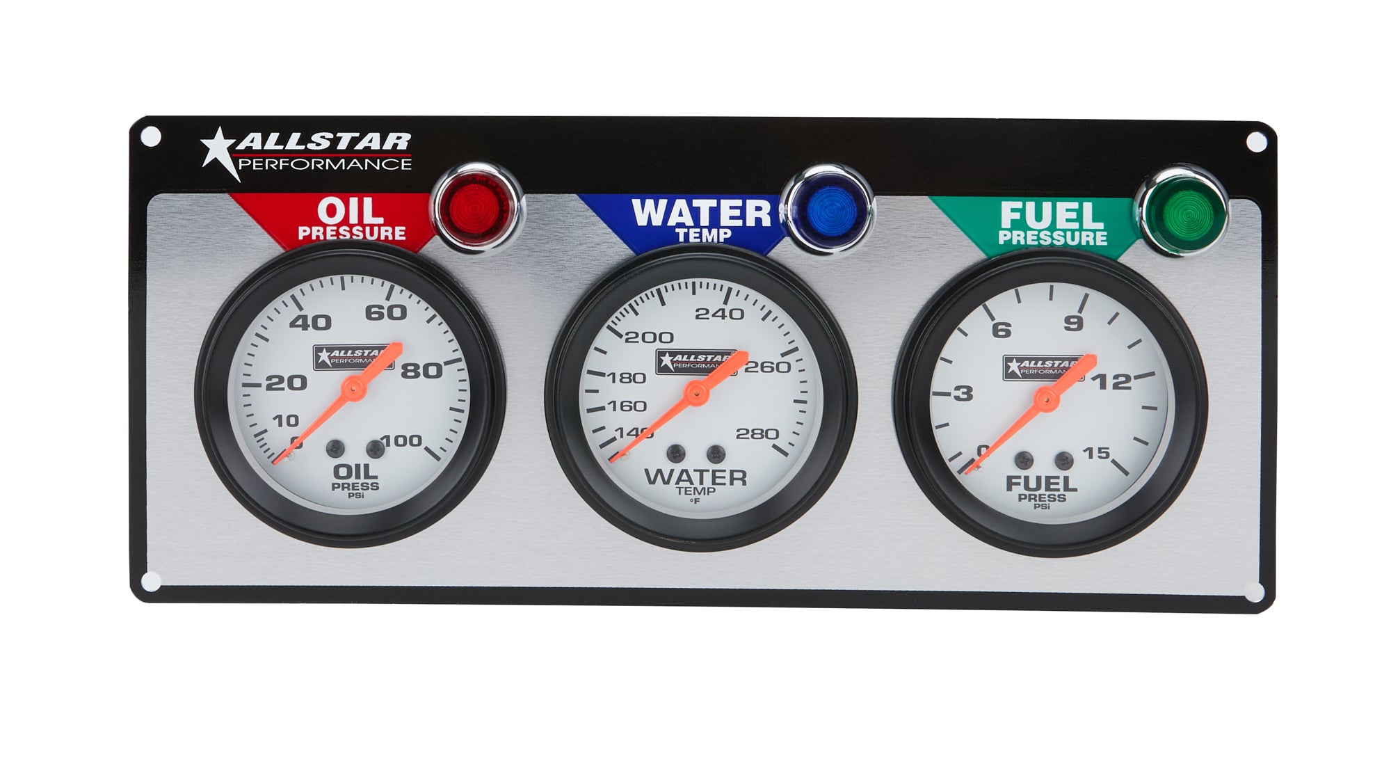 Allstar Performance ALL80092 3 Gauge Panel ALL OP/WT/FP Allstar Performance ALL80092