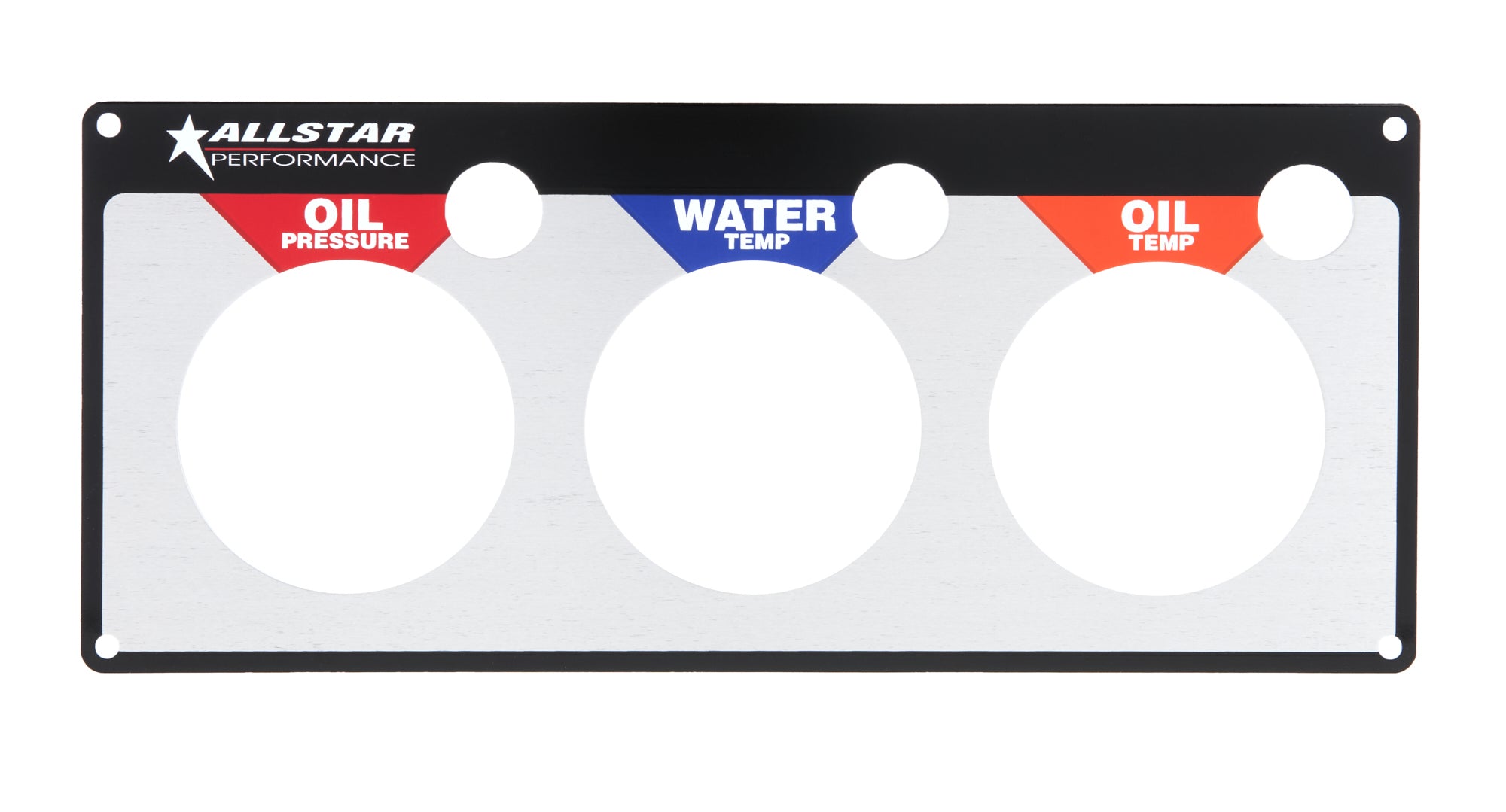 Allstar Performance ALL80126 3 Gauge Panel Plate OP/WT/OT Allstar Performance ALL80126