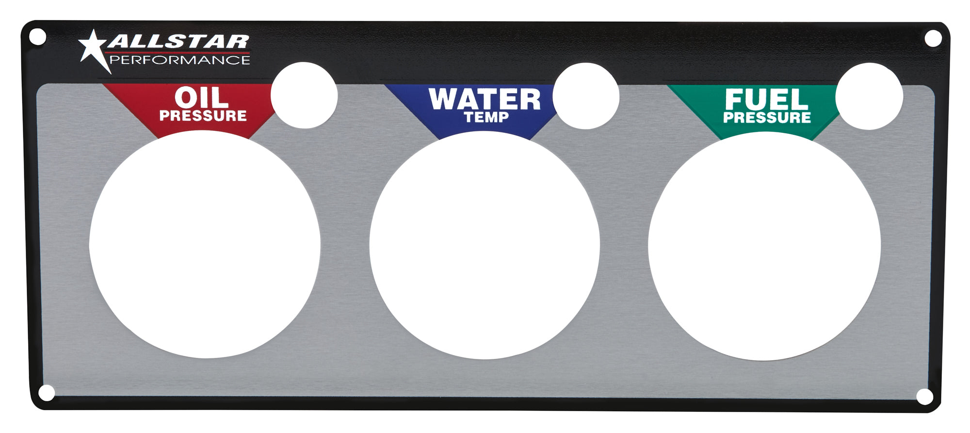 Allstar Performance ALL80127 3 Gauge Panel Plate OP/WT/FP Allstar Performance ALL80127