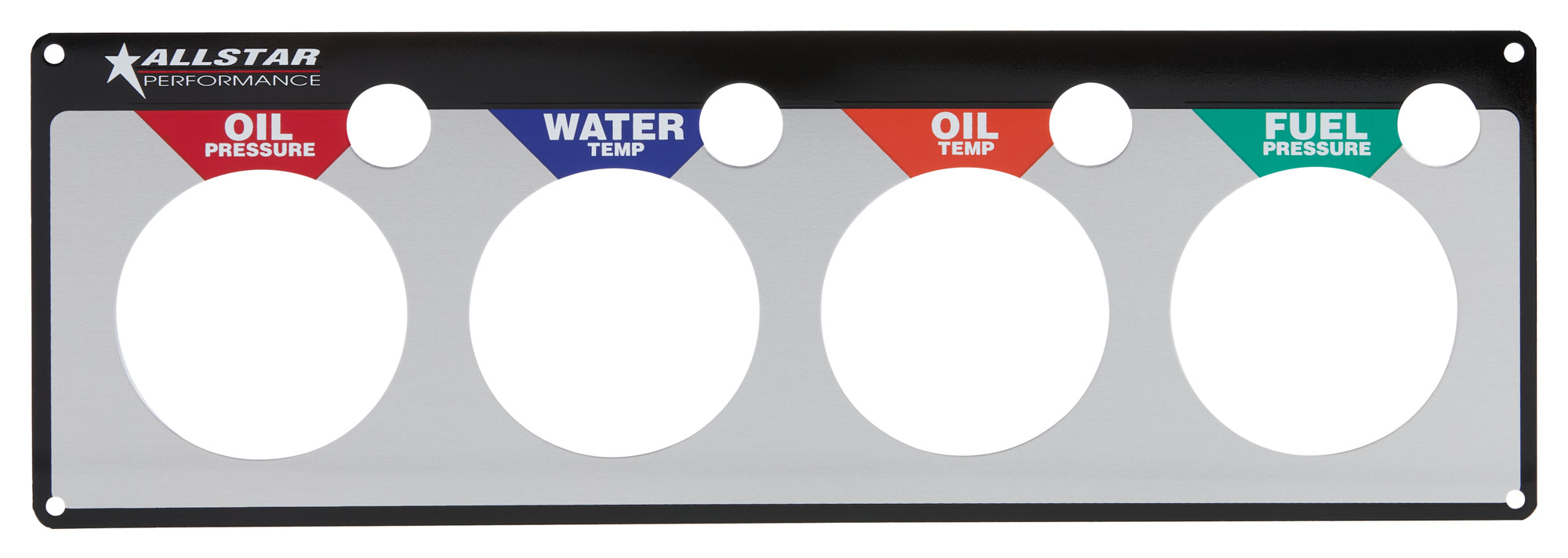 Allstar Performance ALL80128 4 Gauge Panel Plate OP/WT/OT/FP Allstar Performance ALL80128