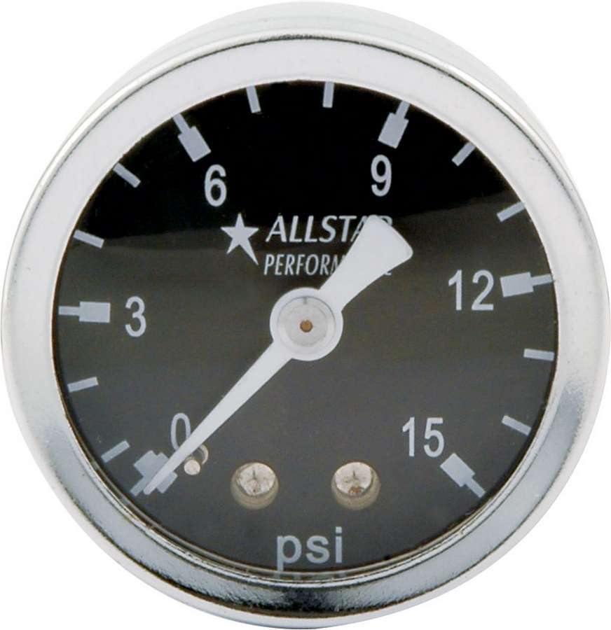 Allstar Performance ALL80200 1.5in Gauge 0-15 PSI Liquid Filled Allstar Performance ALL80200