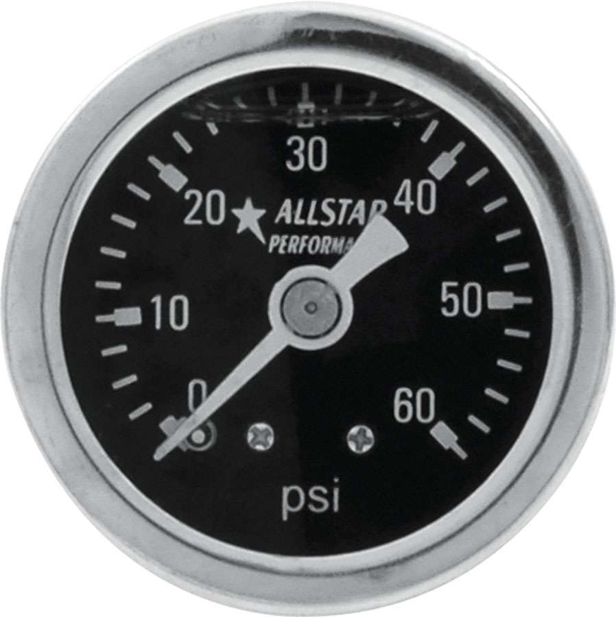 Allstar Performance ALL80204 1.5in Gauge 0-60 PSI Liquid Filled Allstar Performance ALL80204
