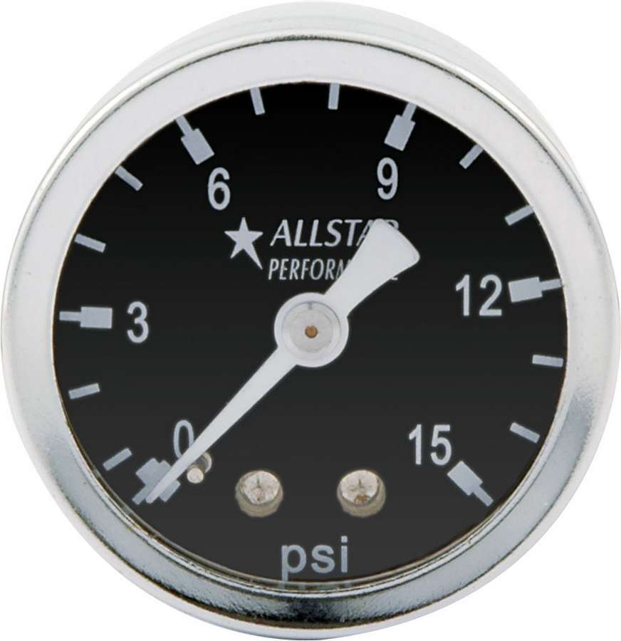 Allstar Performance ALL80210 1.5in Gauge 0-15 PSI Dry Type Allstar Performance ALL80210