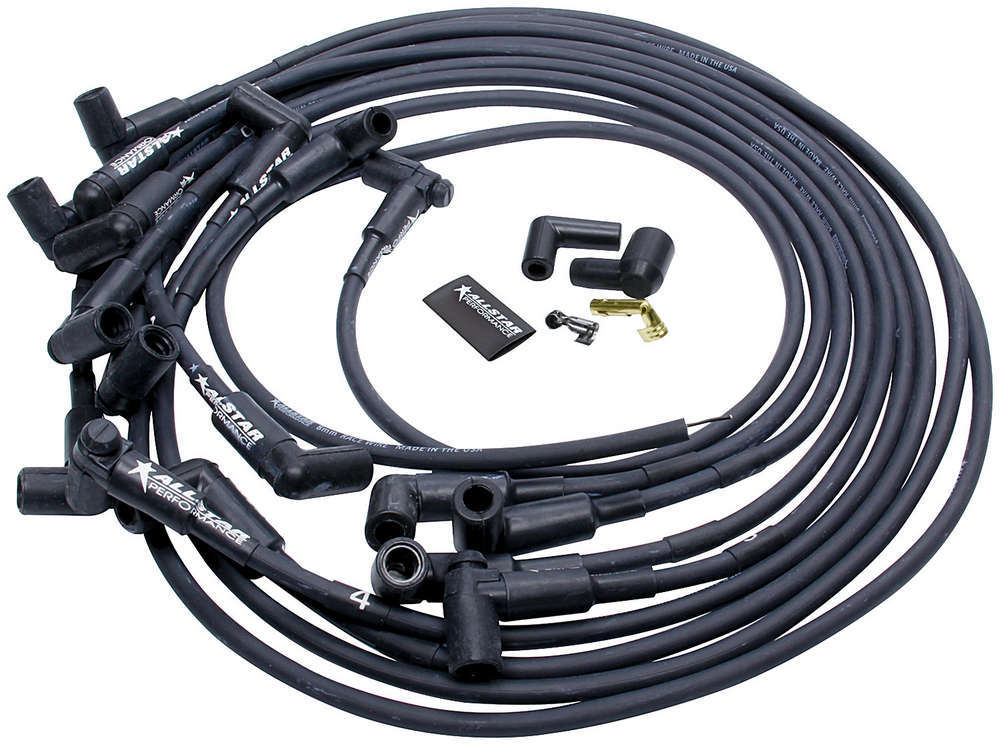 Allstar Performance ALL81365 Spark Plug Race Wire Set Under Header w/o Sleeve Allstar Performance ALL81365