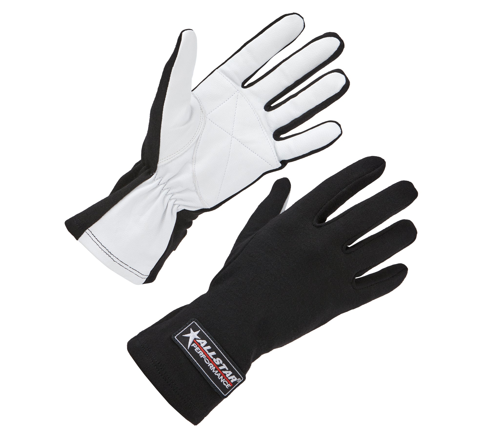 Allstar Performance ALL910011 Driving Gloves Non-SFI S/L Black Small Allstar Performance ALL910011