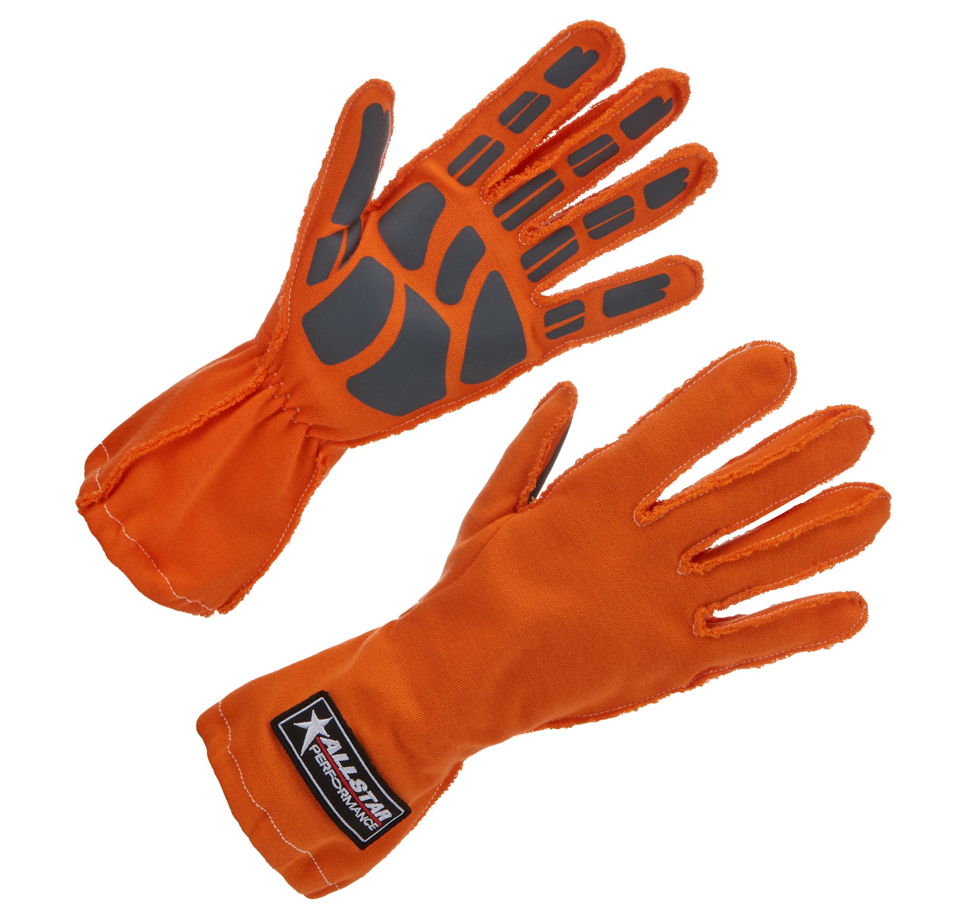 Allstar Performance ALL913045 Driving Gloves Non-SFI Outseam S/L XL Orange Allstar Performance ALL913045