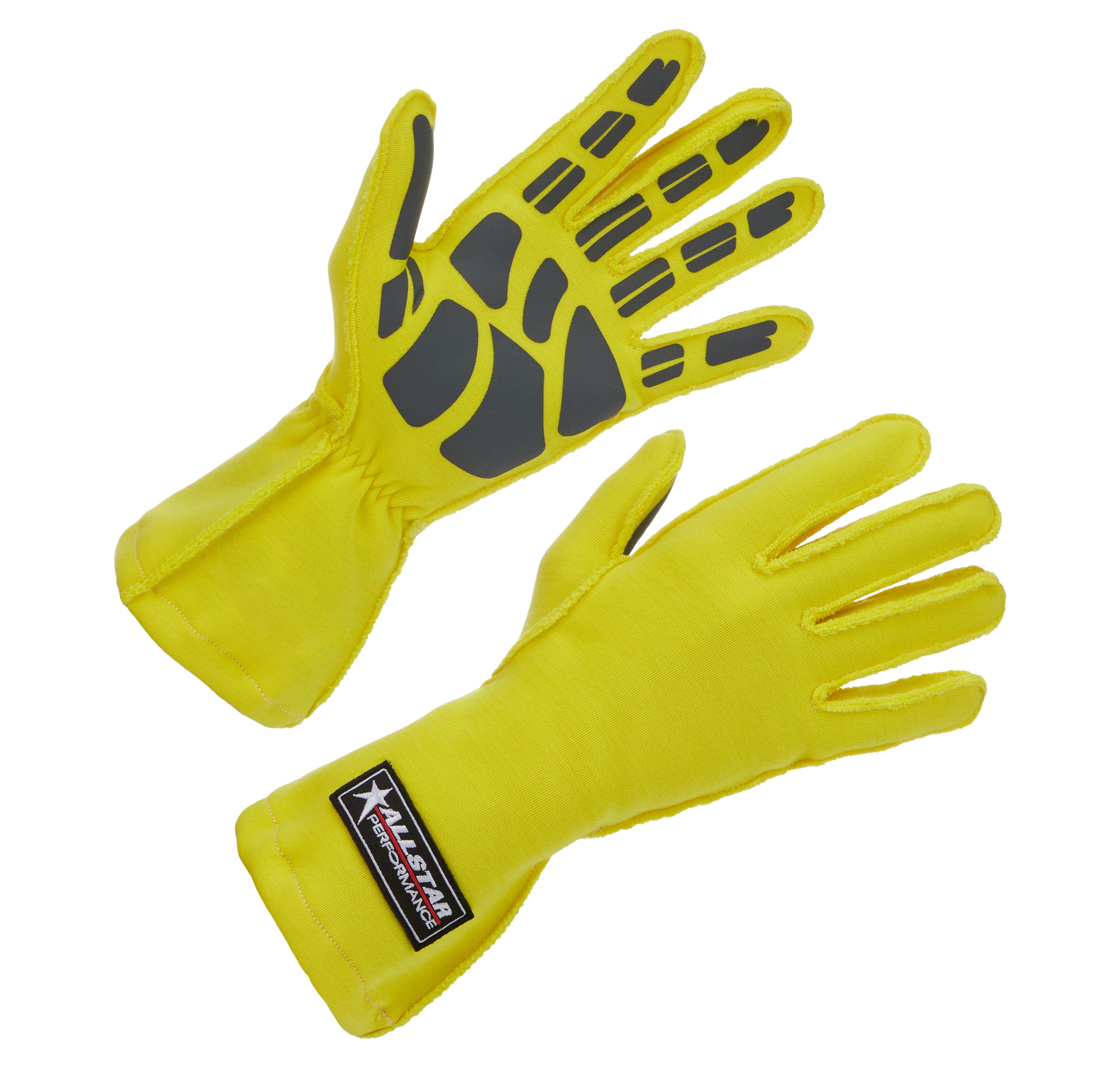 Allstar Performance ALL913091 Driving Gloves Non-SFI Outseam S/L SM Yellow Allstar Performance ALL913091