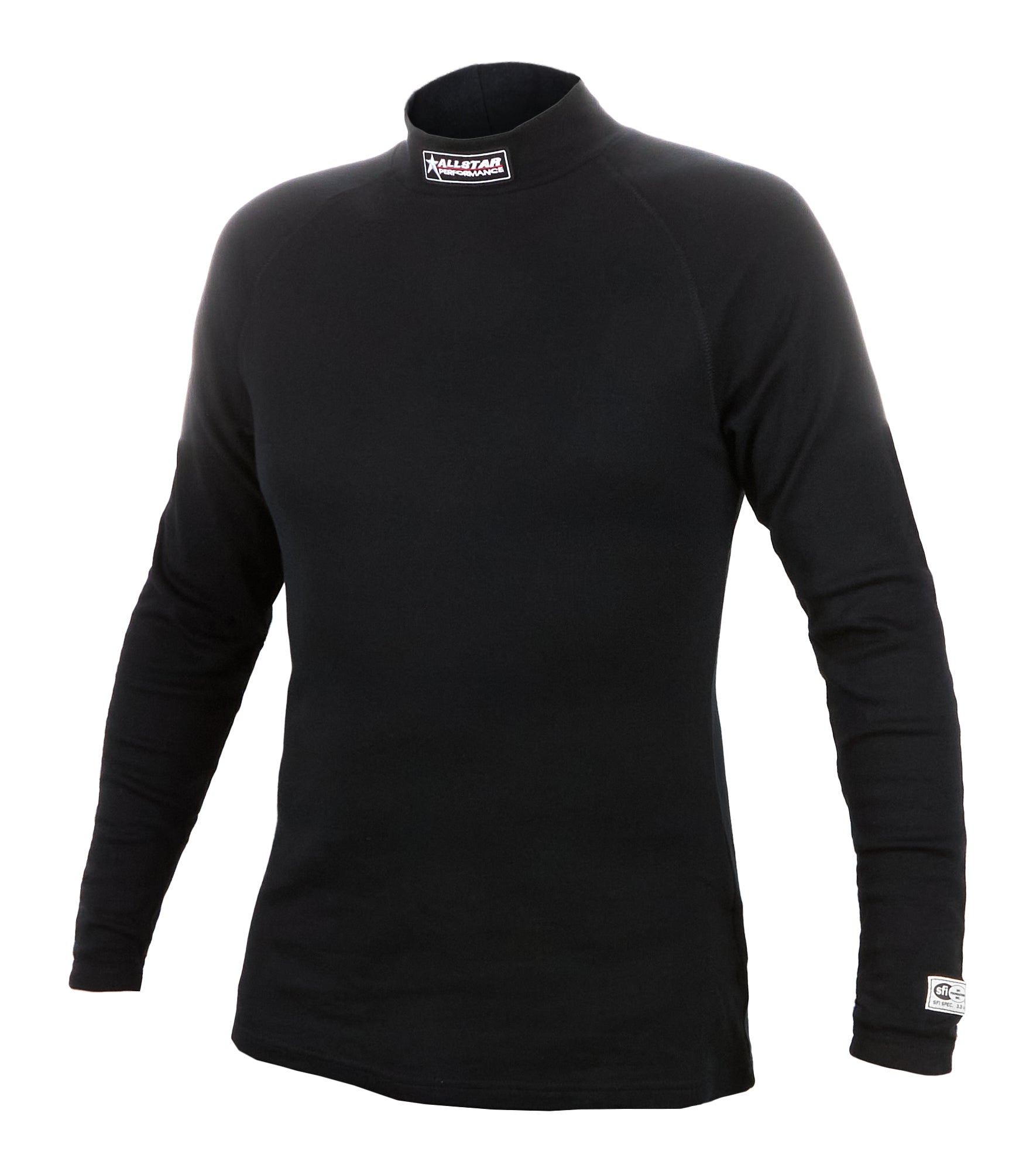 Allstar Performance ALL926115 SFI 3.3 FR Underwear Top Black XLG Allstar Performance ALL926115
