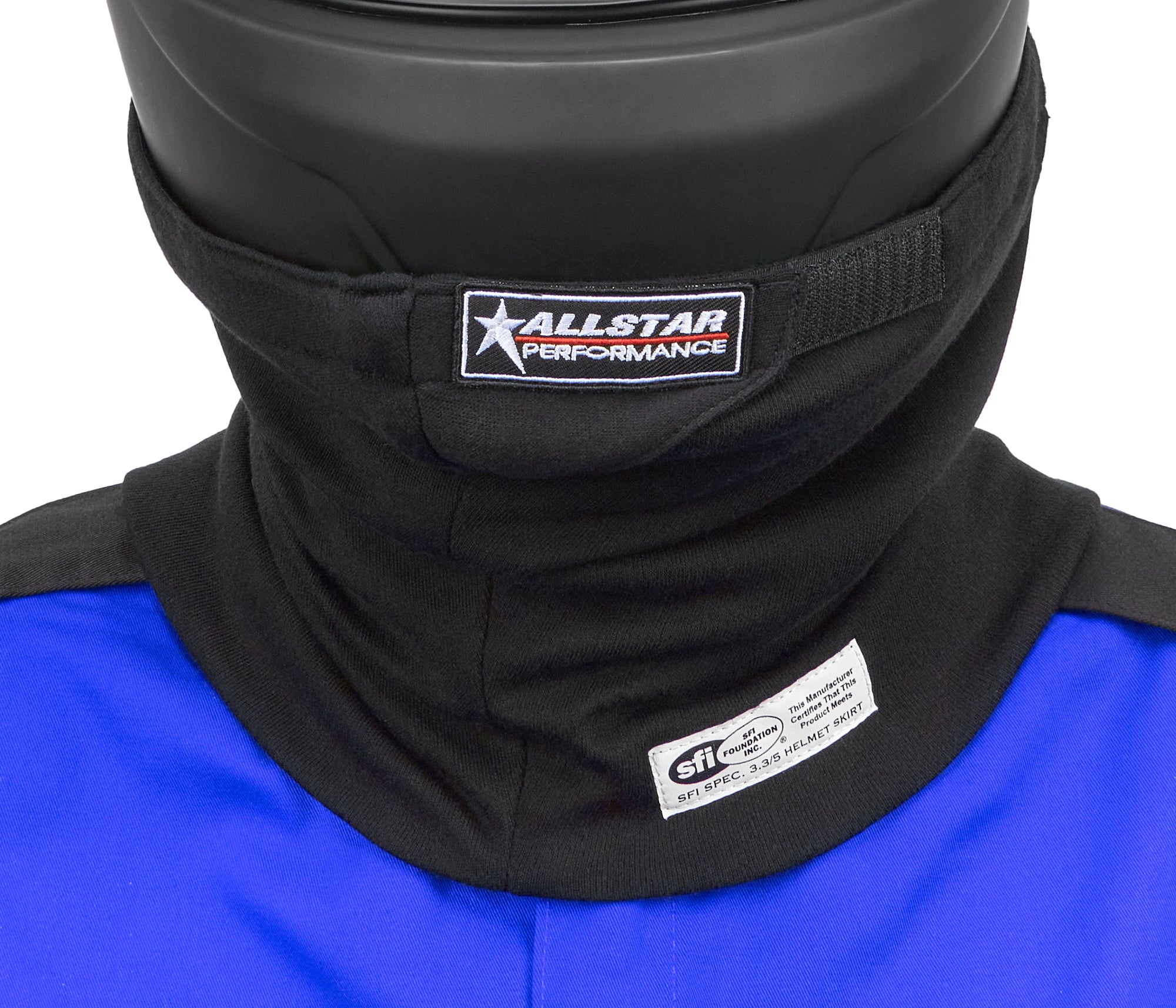 Allstar Performance ALL929313 Helmet Skirt SFI 3.3/5 Multi Layer Black Allstar Performance ALL929313
