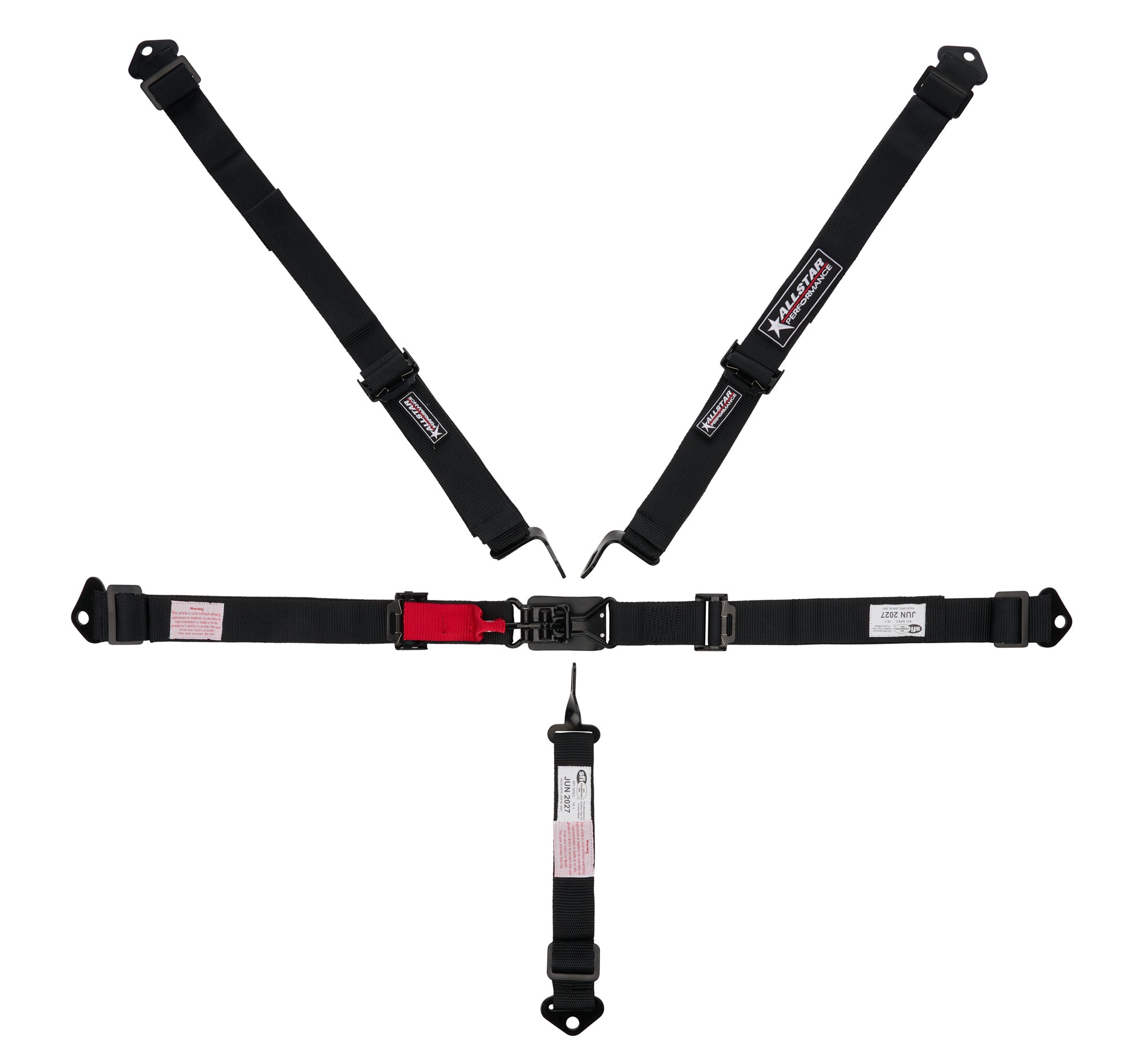 Allstar Performance ALL951121 5-Pt Harness L&L 2in Belts Allstar Performance ALL951121