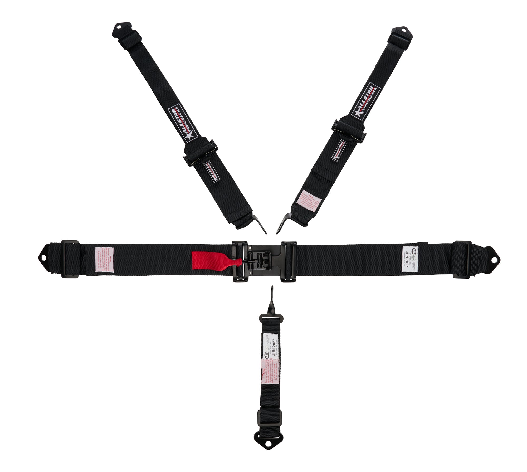 Allstar Performance ALL951151 5-Pt Harness L&L 3in Belts w/2in Shoulder Allstar Performance ALL951151