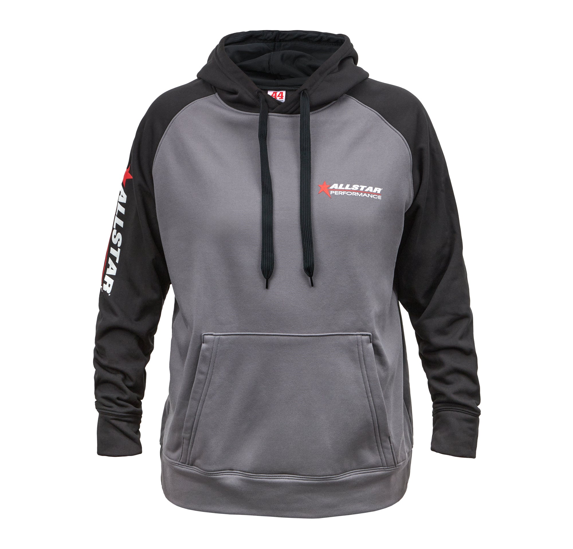Allstar Performance ALL99916L Allstar Hooded Sweatshirt Lg Silver/Blk Allstar Performance ALL99916L