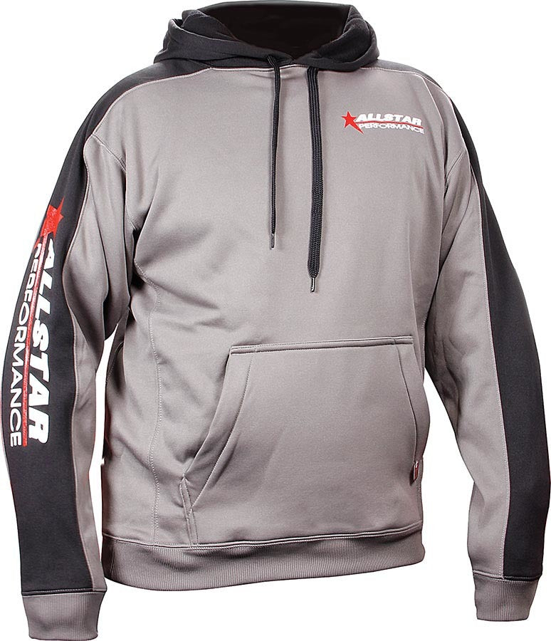 Allstar Performance ALL99916M Allstar Hooded Sweatshirt Med Silver/Bl Allstar Performance ALL99916M