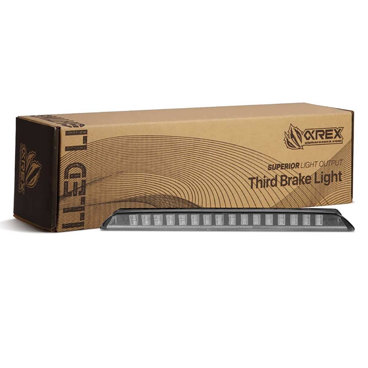 AlphaRex 220088 BLACK LED 3RD BRAKE LIGHT 25-26 4RUNNER/24-26 LAND CRUISER AlphaRex 220088