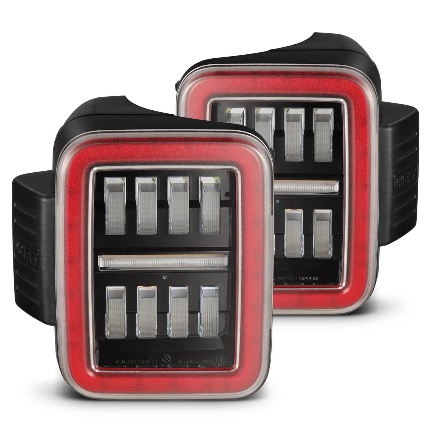 AlphaRex 602070 BLACK/RED LED T.LITE 20-25 GLADIATOR AlphaRex 602070