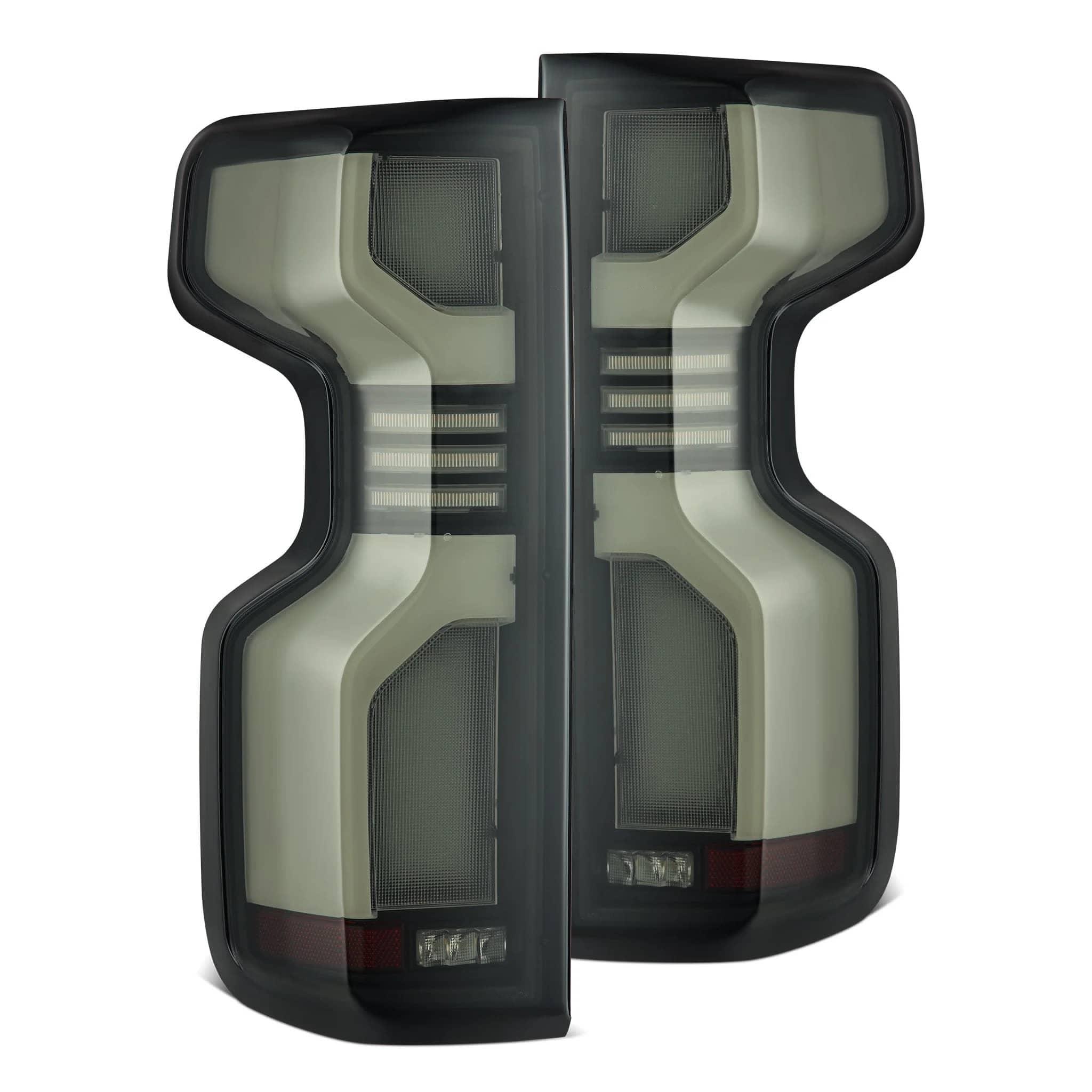 AlphaRex 620088 BLACK LED TAIL LIGHTS 19-25 CHEV 1500/20-23 HD AlphaRex 620088