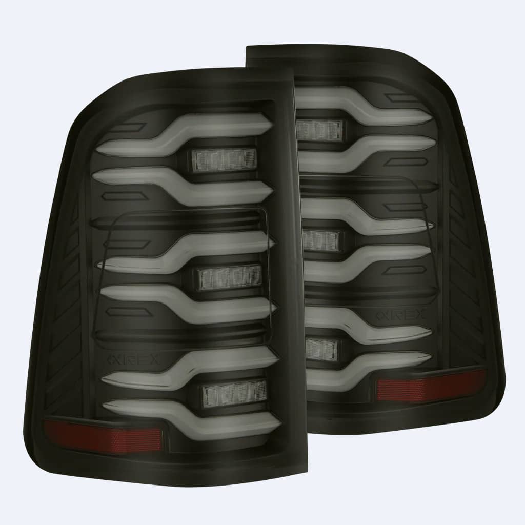 AlphaRex 640042 BLACK LED TAIL LIGHTS 2025 RAM 1500 AlphaRex 640042