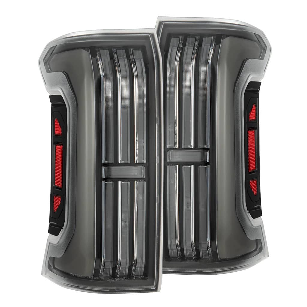 AlphaRex 679020 BLACK LED TAIL LIGHTS 24-26 TACOMA AlphaRex 679020