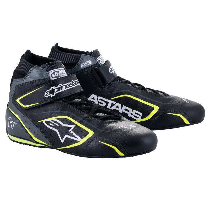 alpine star 2710122-1055-10 Shoe Tech-1T V3 Black / Flu Yellow Size 10 alpine star 2710122-1055-10