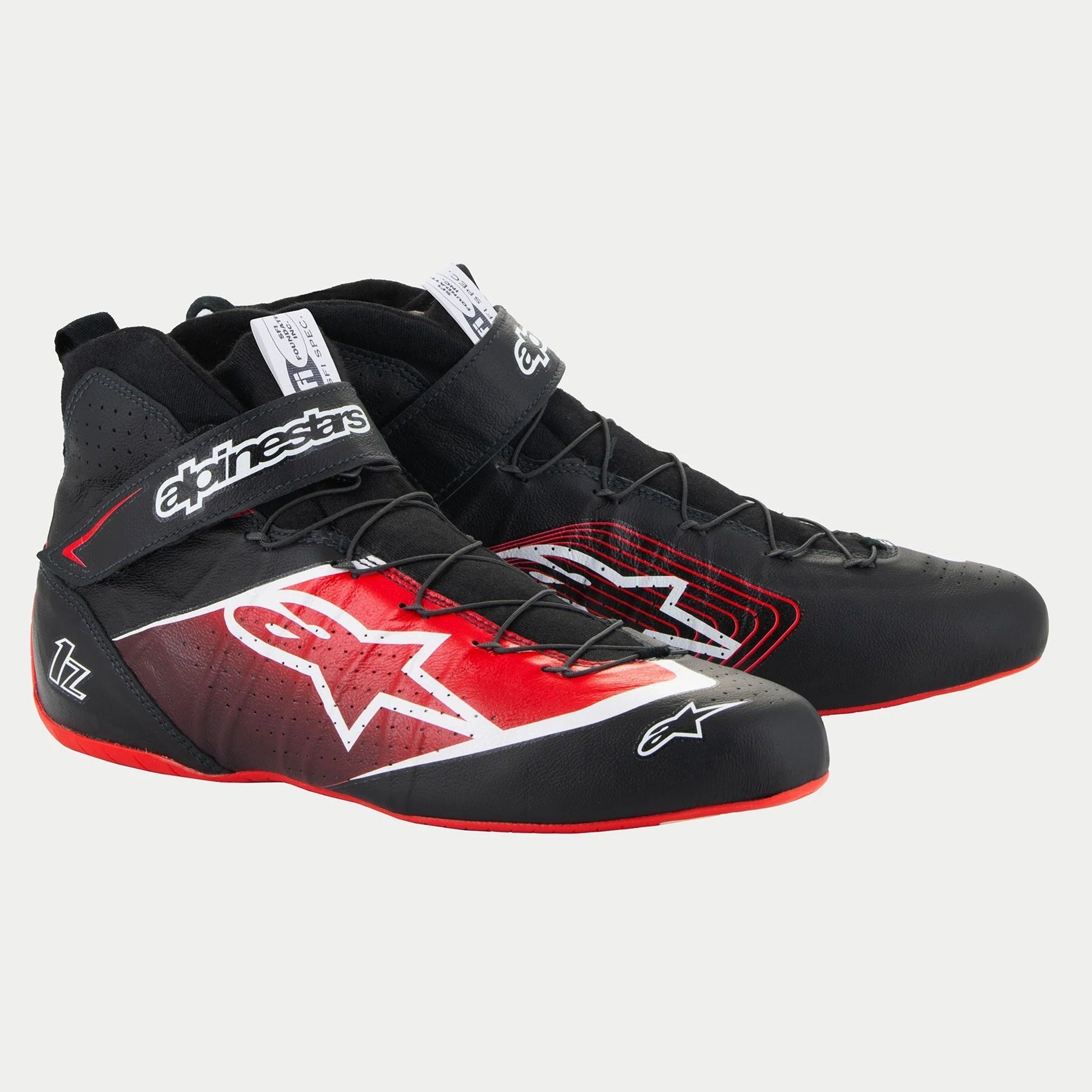 alpine star 2715524-13-8.5 Shoe Tech-1Z V3 Black / Red Size 8.5 alpine star 2715524-13-8.5