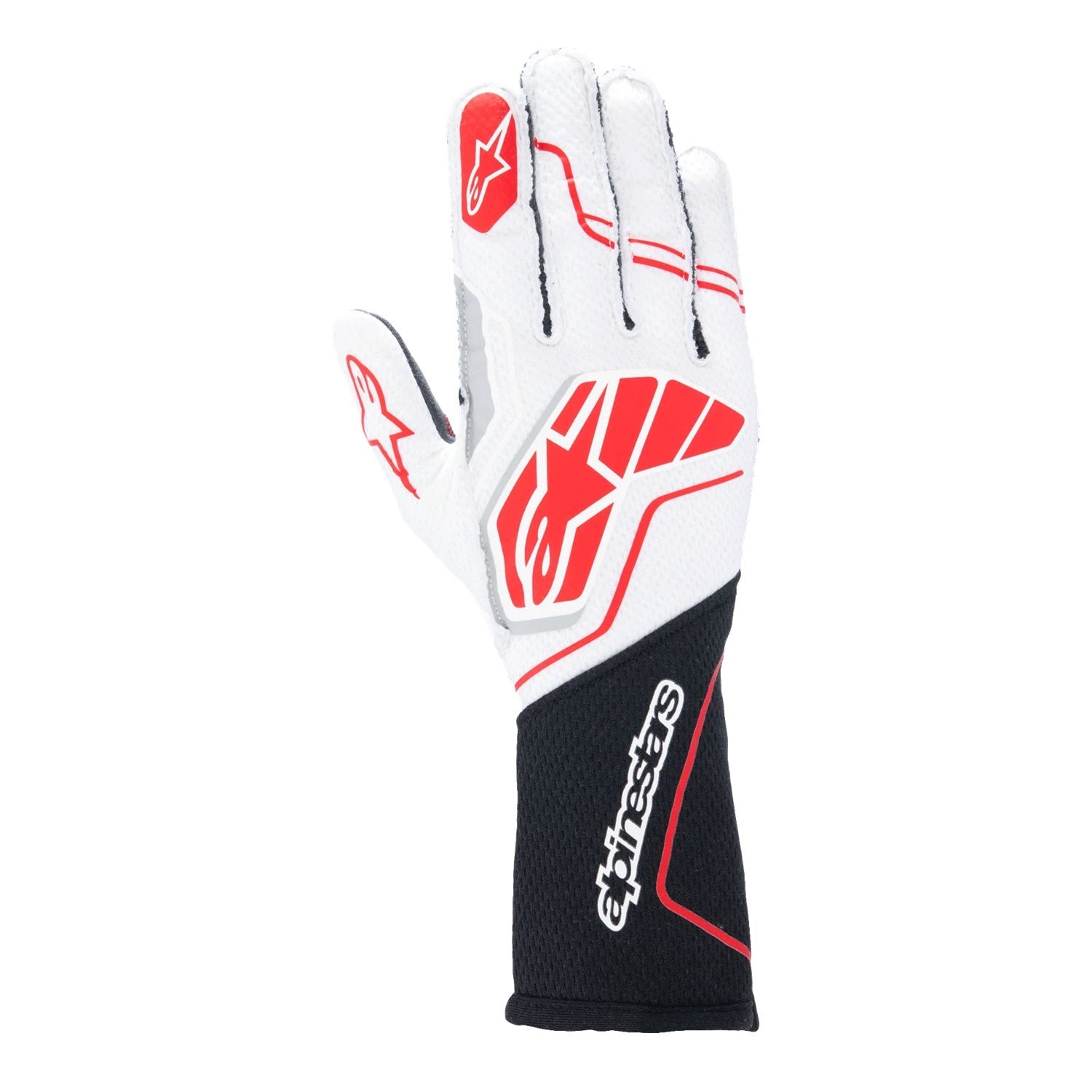 alpine star 3550224-123-XL Glove Tech-1 ZX V4 Blk / Wht / Red  X-Large alpine star 3550224-123-XL
