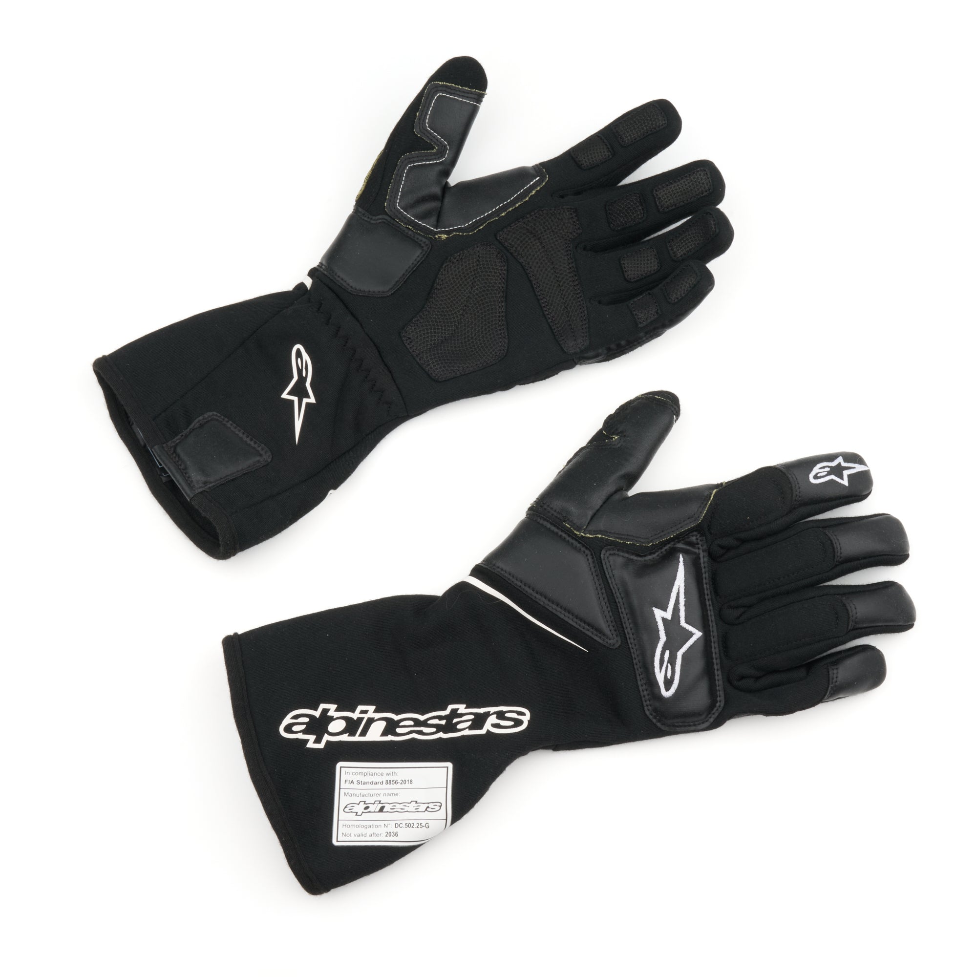 alpine star 3550226-12-2XL Glove Tech-M V2 Black 2X-Large FIA alpine star 3550226-12-2XL