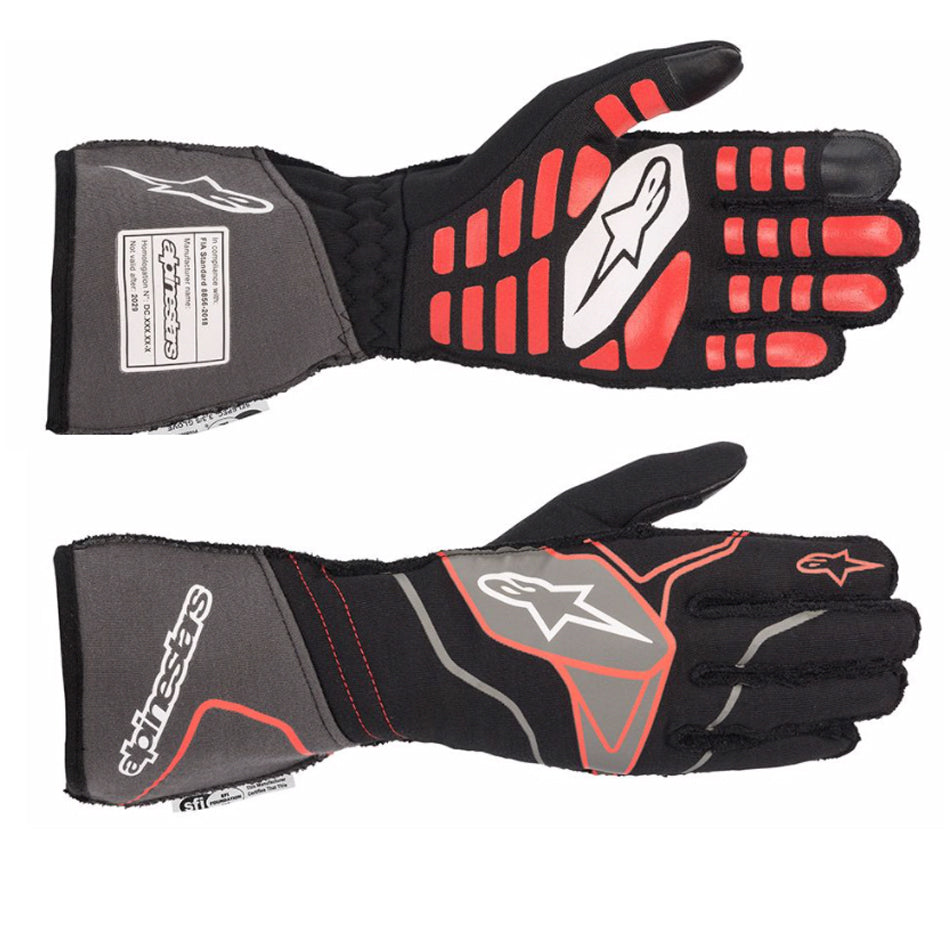 alpine star 3550320-1036-S Tech-1 ZX Glove Small Black / Red alpine star 3550320-1036-S
