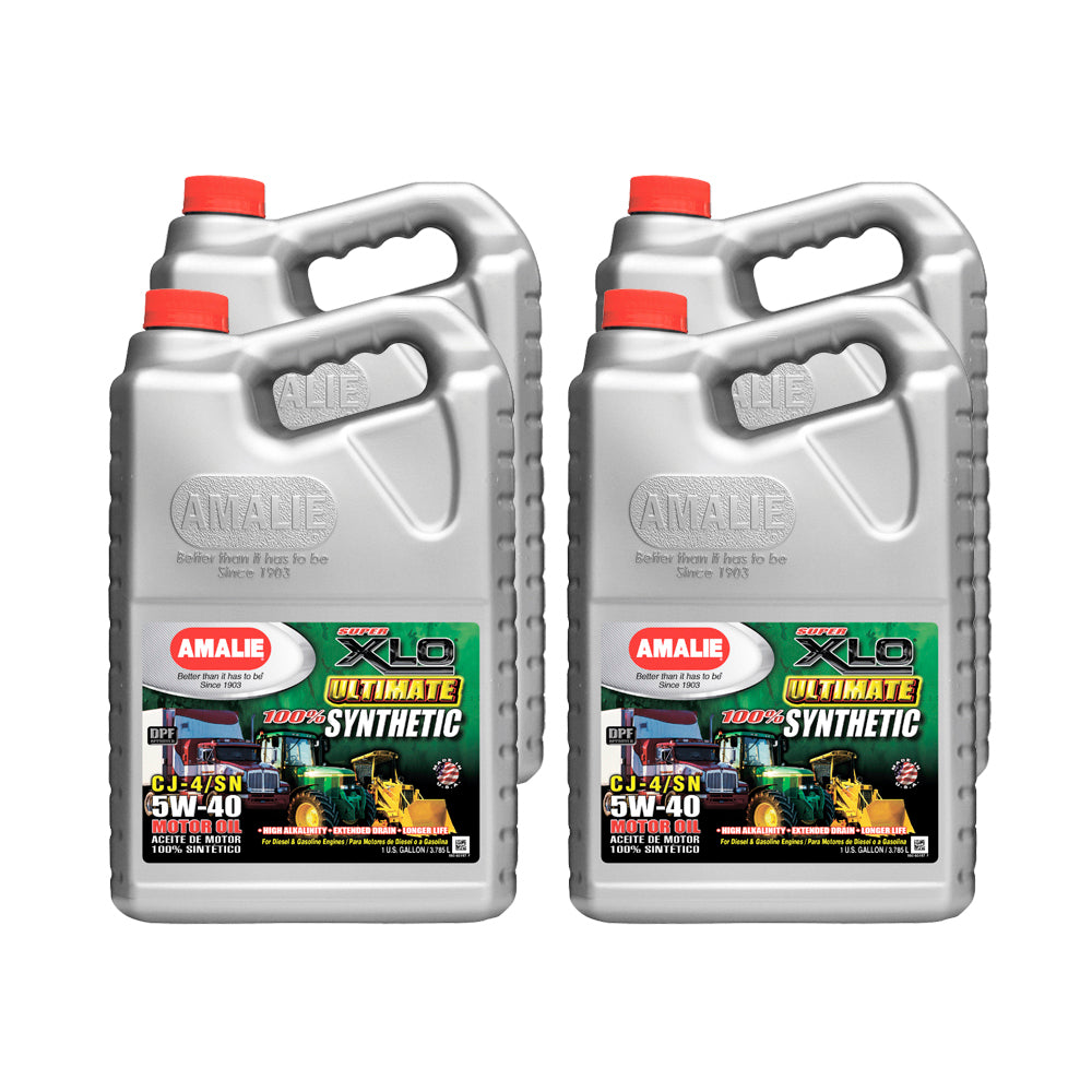 Amalie 160-60197-36 XLO Ultimate Full Synthe ti 5w40 Oil Case 4x1 Gal Amalie 160-60197-36