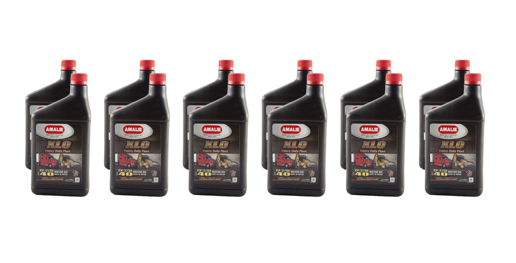 Amalie 160-61746-56 XLO Heavy Duty Fleet 40w Oil Case 12 x 1 Quart Amalie 160-61746-56