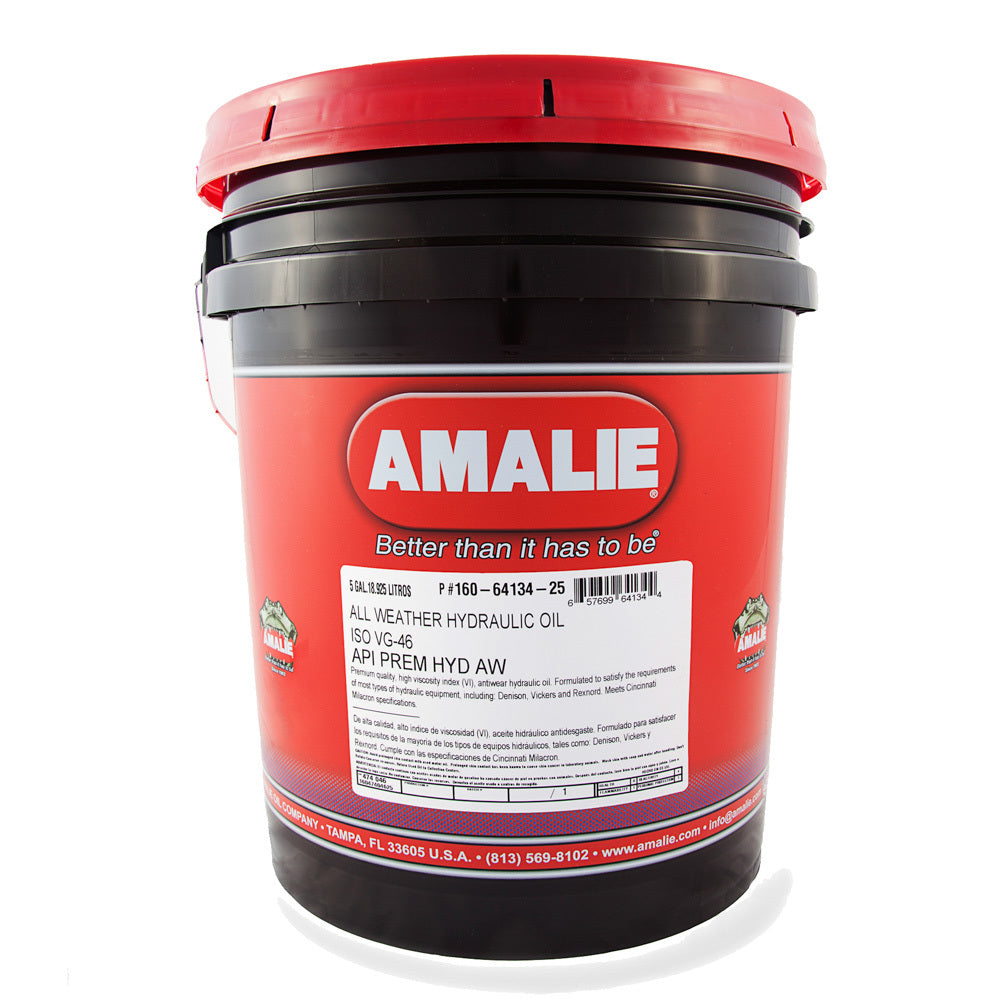 Amalie 160-64134-25 All-Weather Hydraulic Oil 46 - 5 Gallon Pail Amalie 160-64134-25