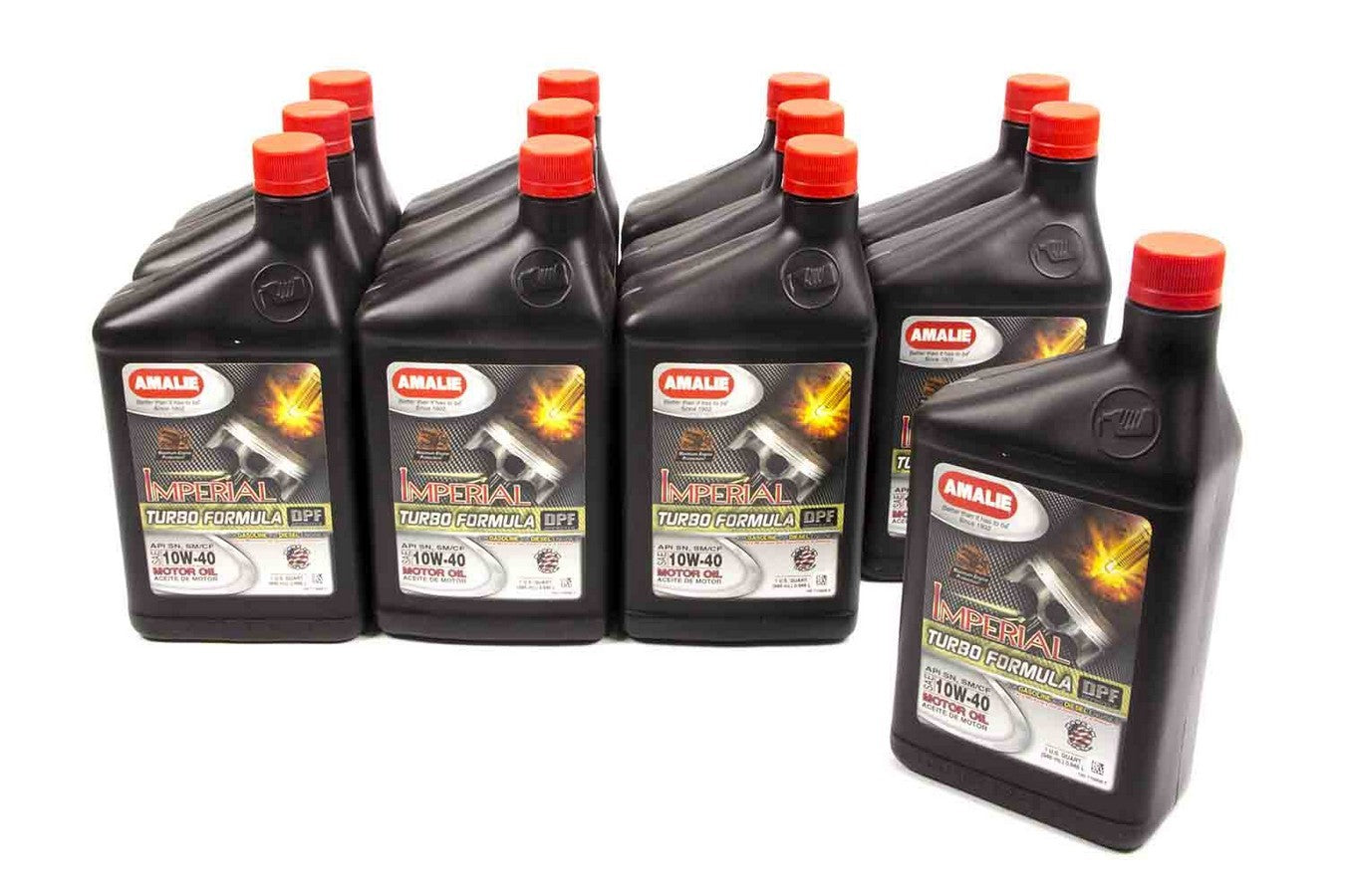 Amalie 160-71086-56 Imperial Turbo Formula 10w40 Oil Case 12x1Qt Amalie 160-71086-56