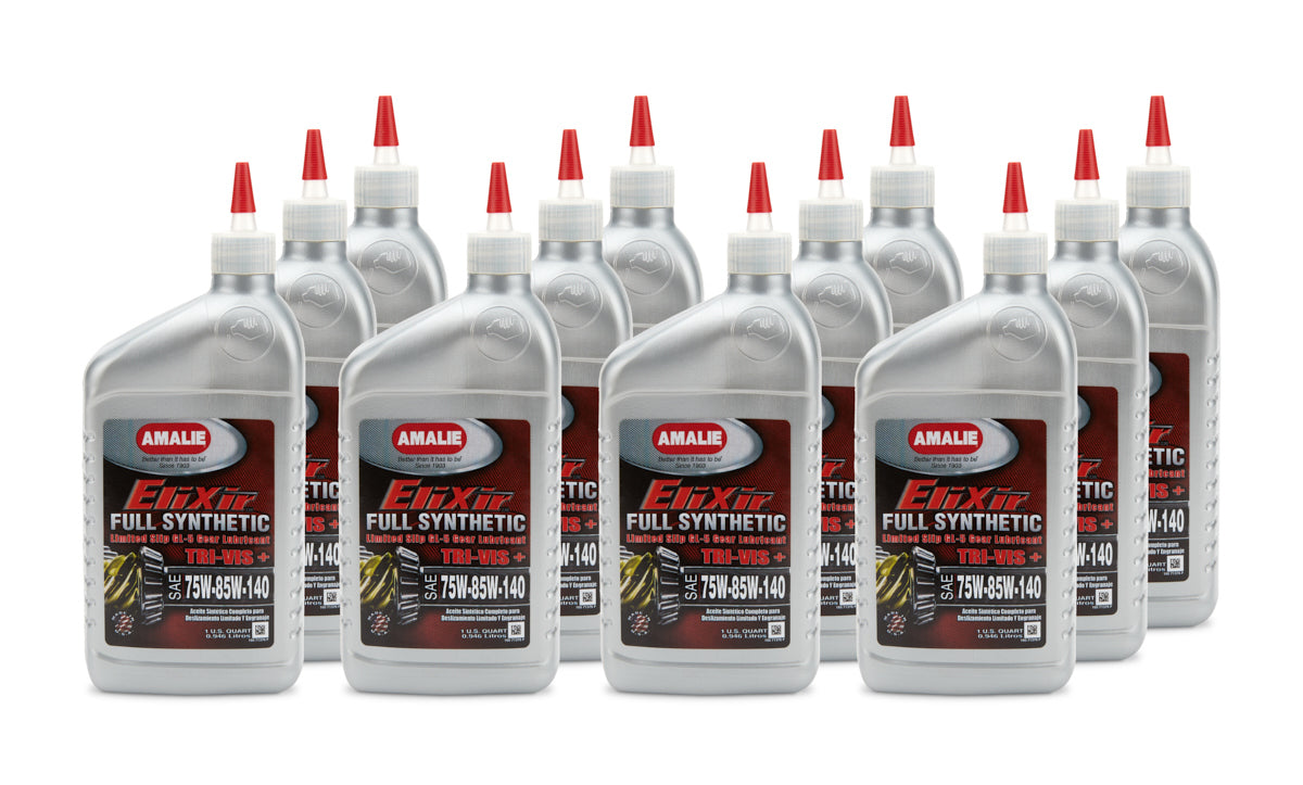 Amalie 160-71376-56 Elixir Synthetic LS GL-5 75W-85W-140 Case 12x1Qt Amalie 160-71376-56