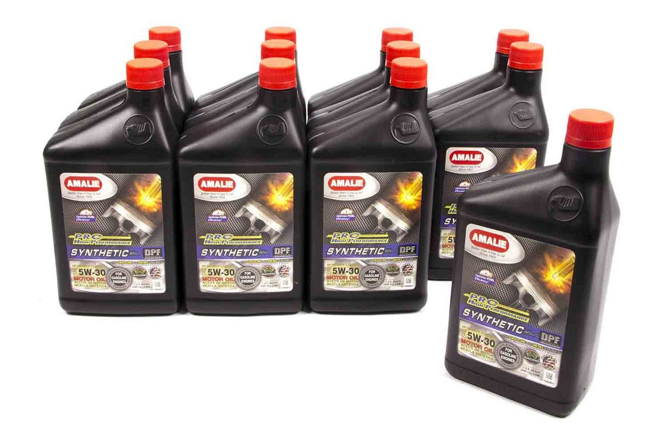 Amalie 160-75666-56 PRO HP Syn Blend 5w30 Oil Case 12x1Qt Amalie 160-75666-56
