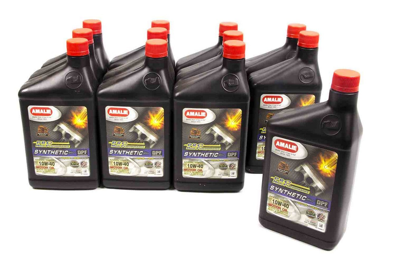 Amalie 160-75686-56 PRO HP Syn Blend 10w40 Oil Case 12x1Qt Amalie 160-75686-56