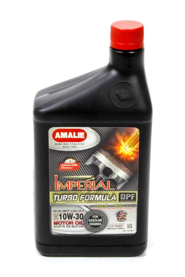 Amalie AMA71076-56 Imperial Turbo Formula 10w30 Oil 1Qt Amalie AMA71076-56